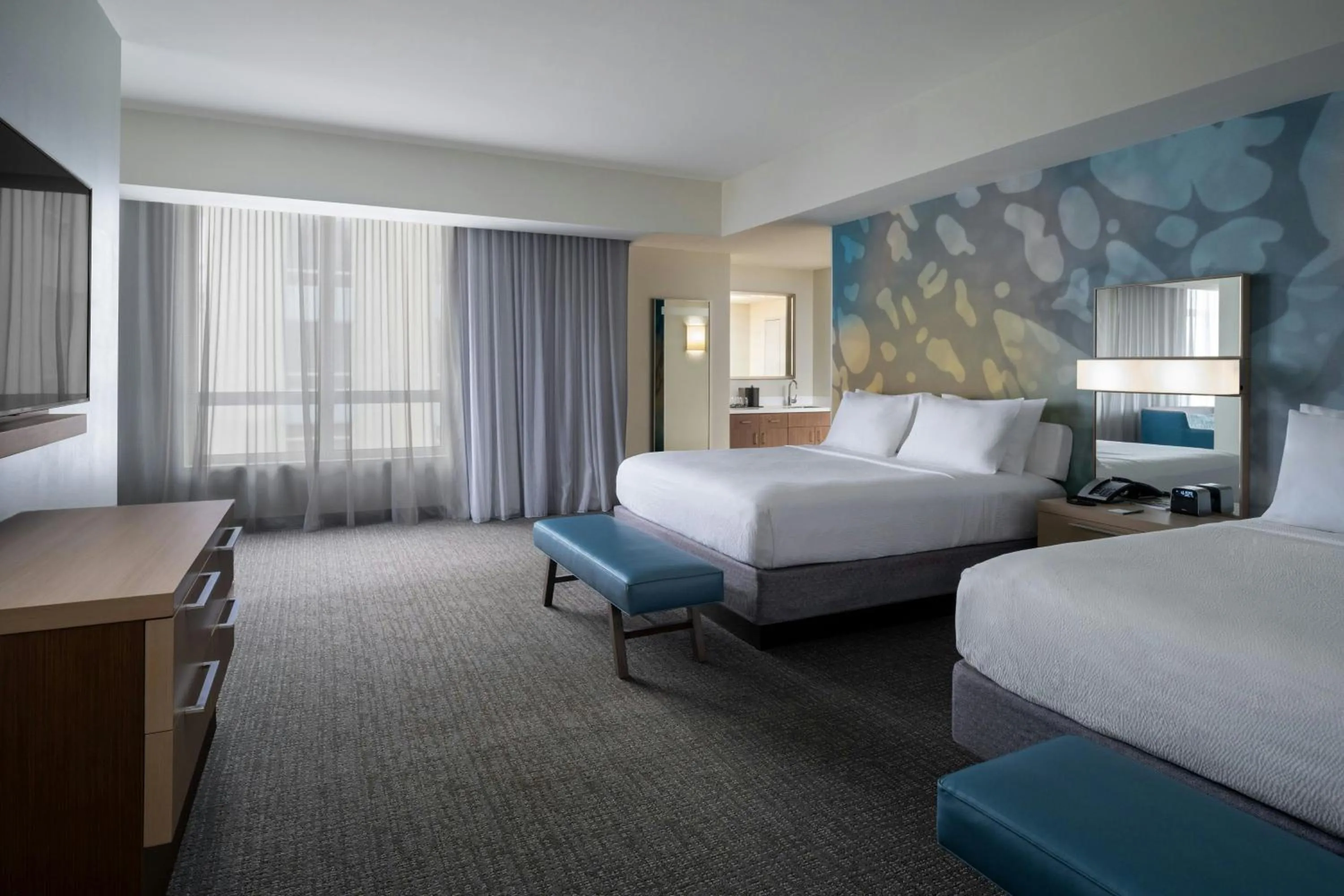 Photo of the whole room, Bed in Courtyard by Marriott Delray Beach