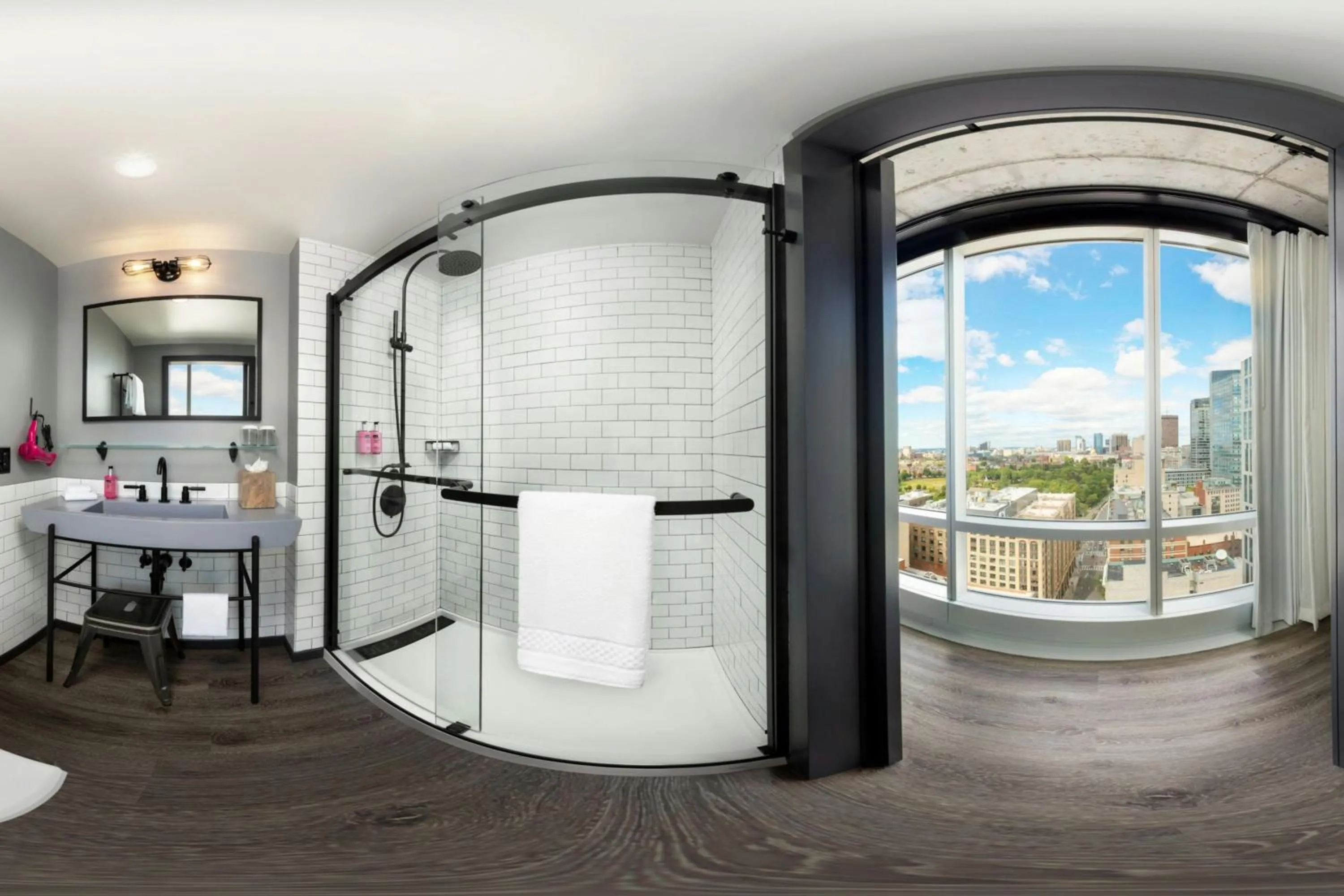 Bathroom in Moxy Boston Downtown