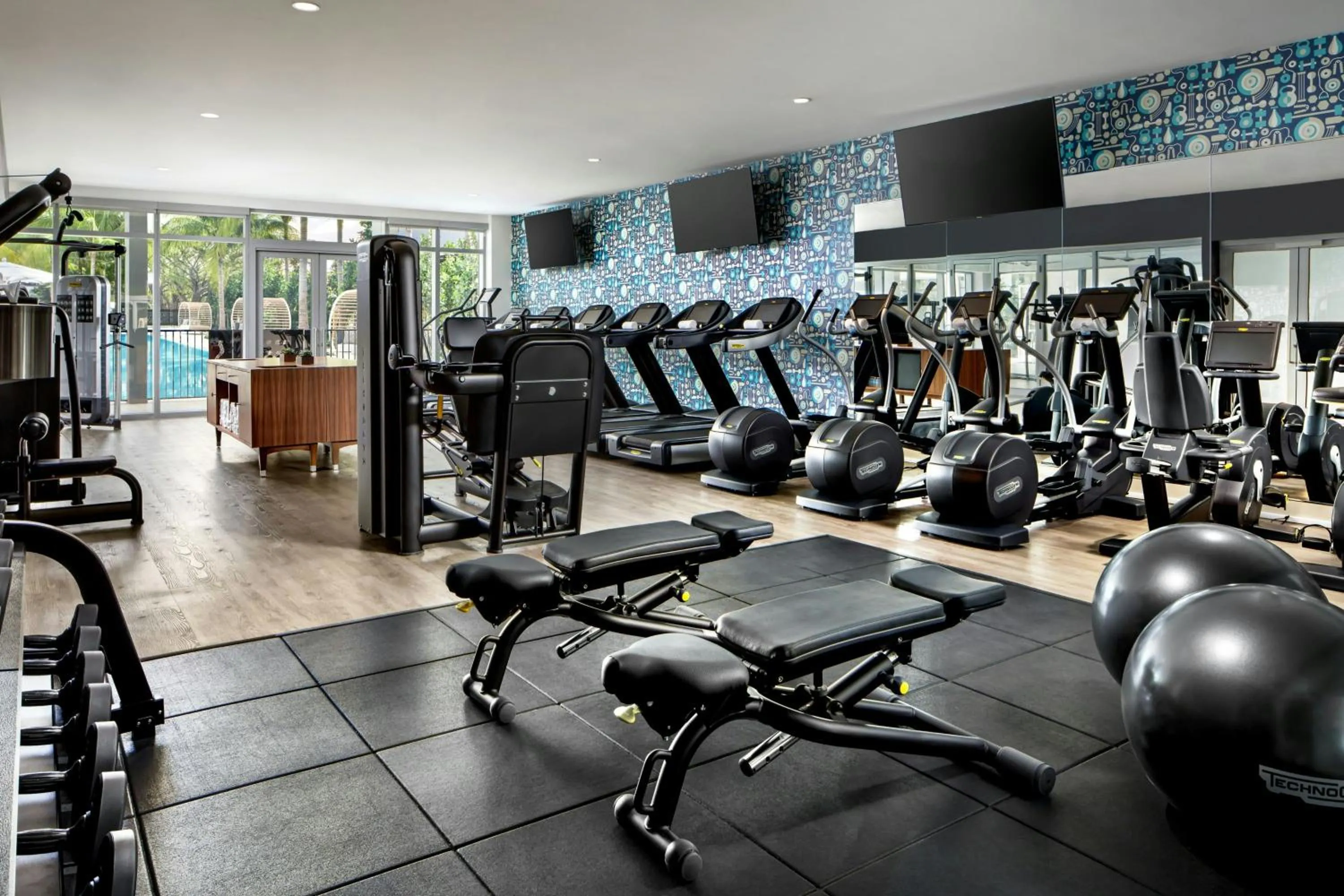 Fitness centre/facilities in Le Meridien Dania Beach at Fort Lauderdale Airport