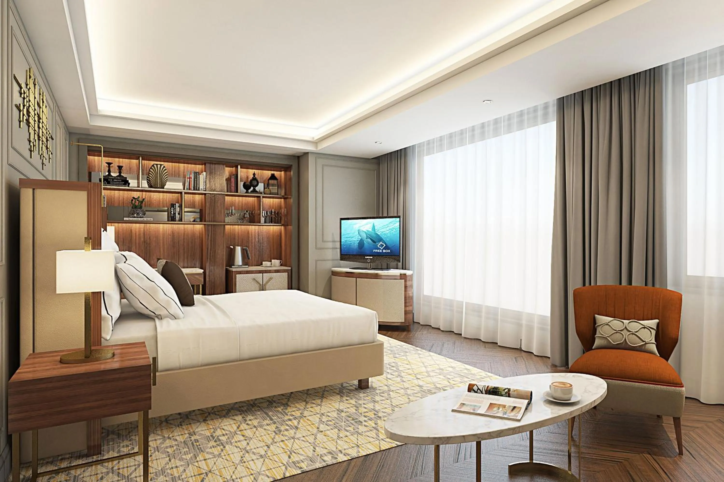 Photo of the whole room, Bed in Sheraton Bishkek