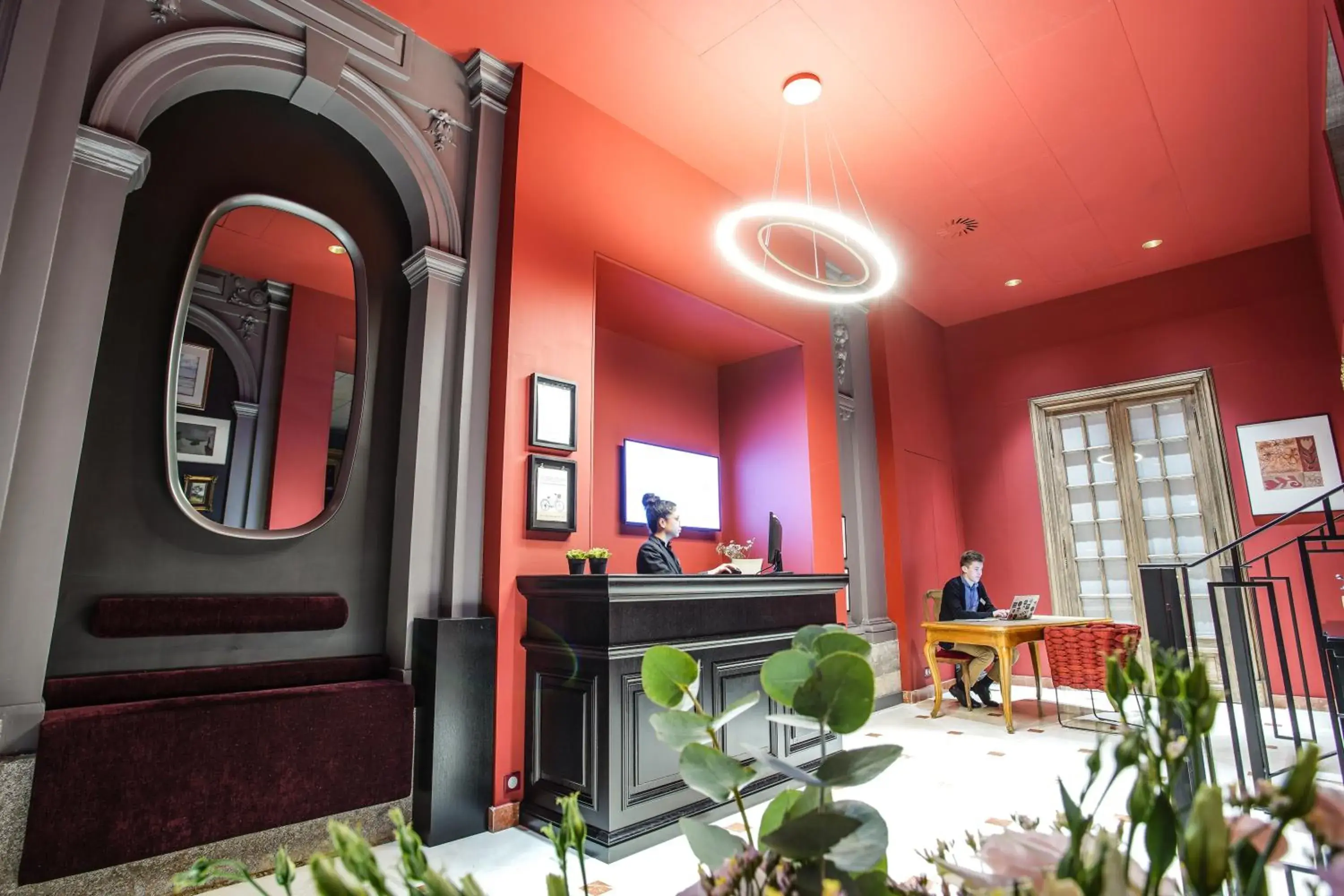 Lobby or reception in Mercure Rennes Centre Place Bretagne Lobby or reception in Mercure Rennes Centre Place Bretagne