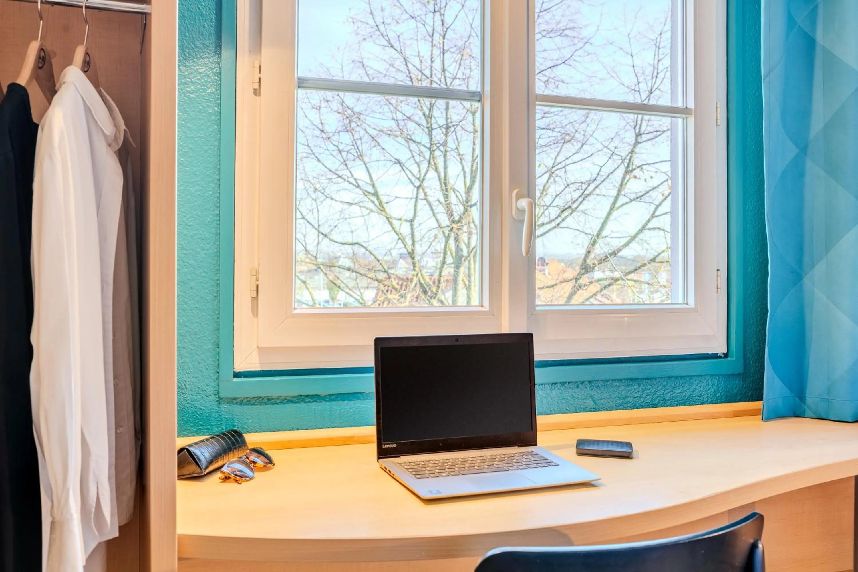 Photo of the whole room in B&B HOTEL Lyon Eurexpo Bron