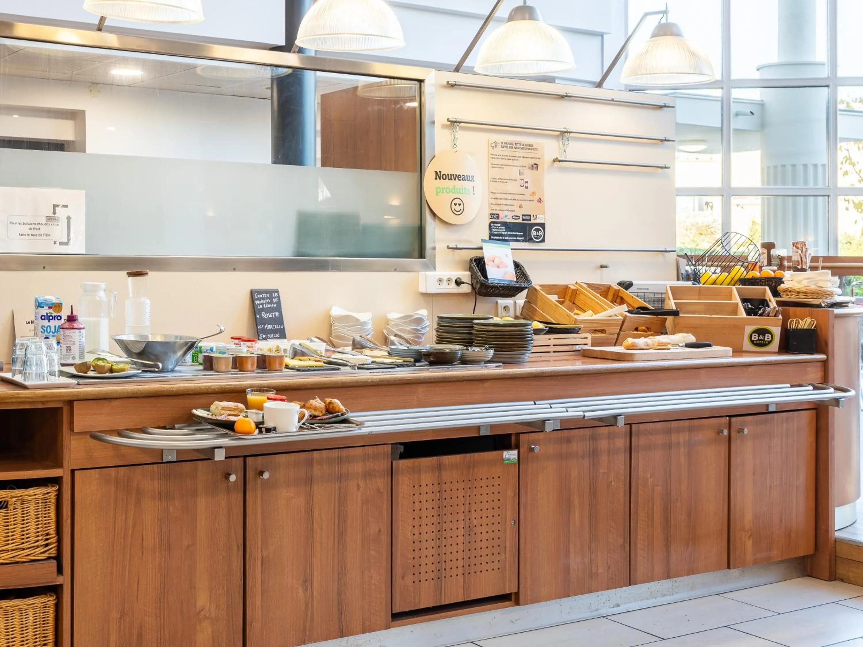 Breakfast in B&B HOTEL Lyon Eurexpo Bron