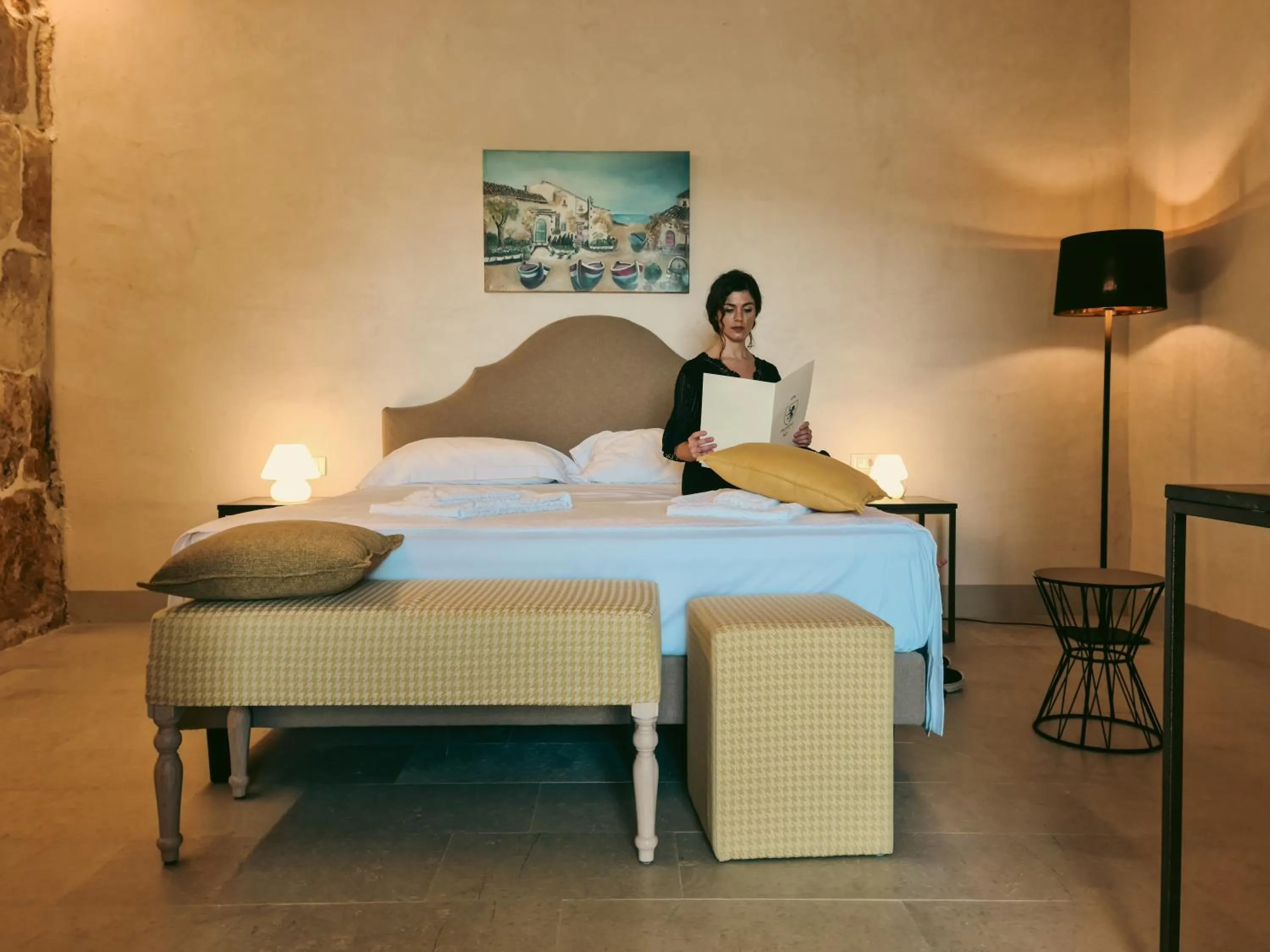 Bed in Relais Terre di Romanello