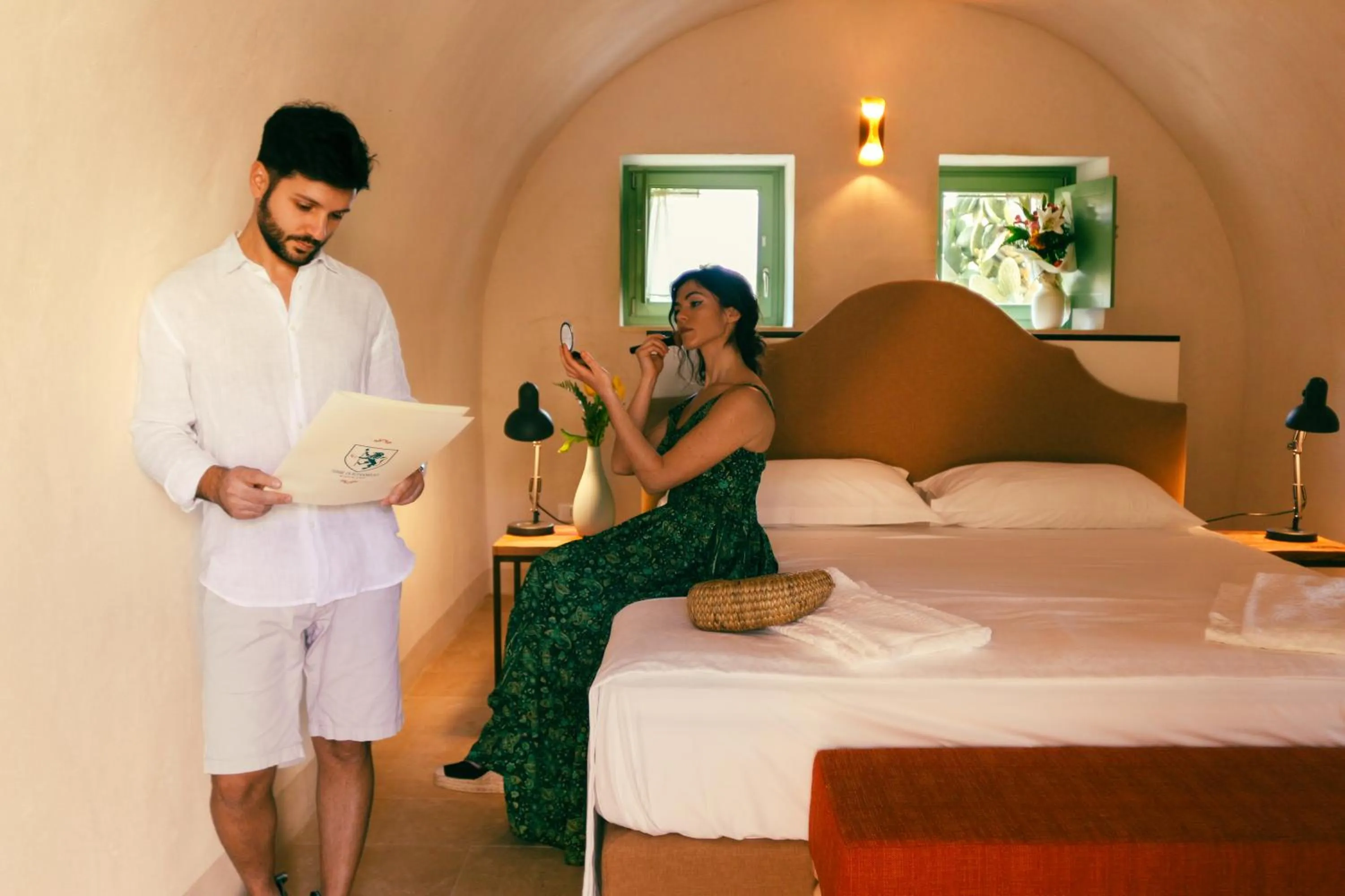 Bed in Relais Terre di Romanello