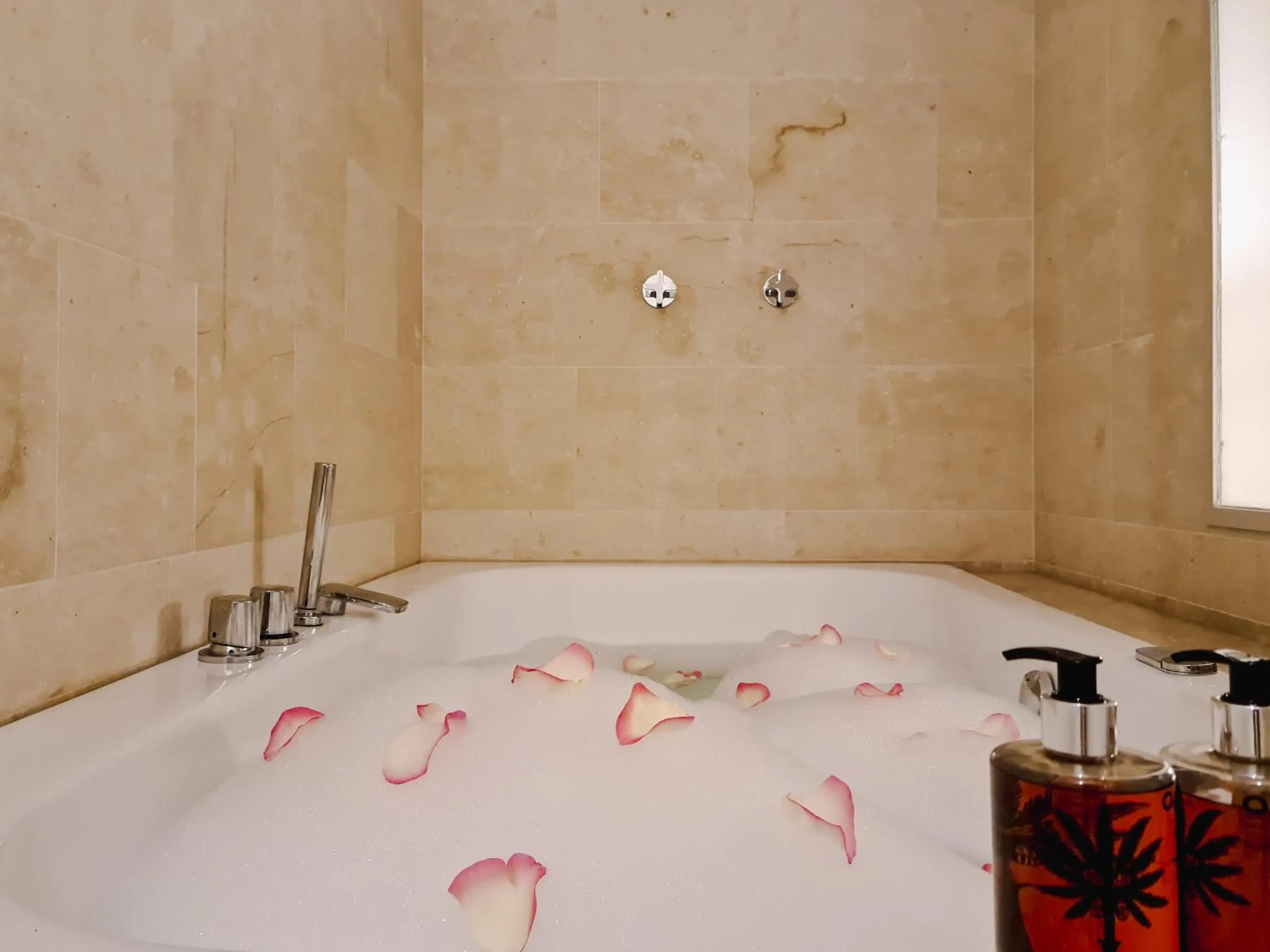 Hot Tub, Bed in Relais Terre di Romanello