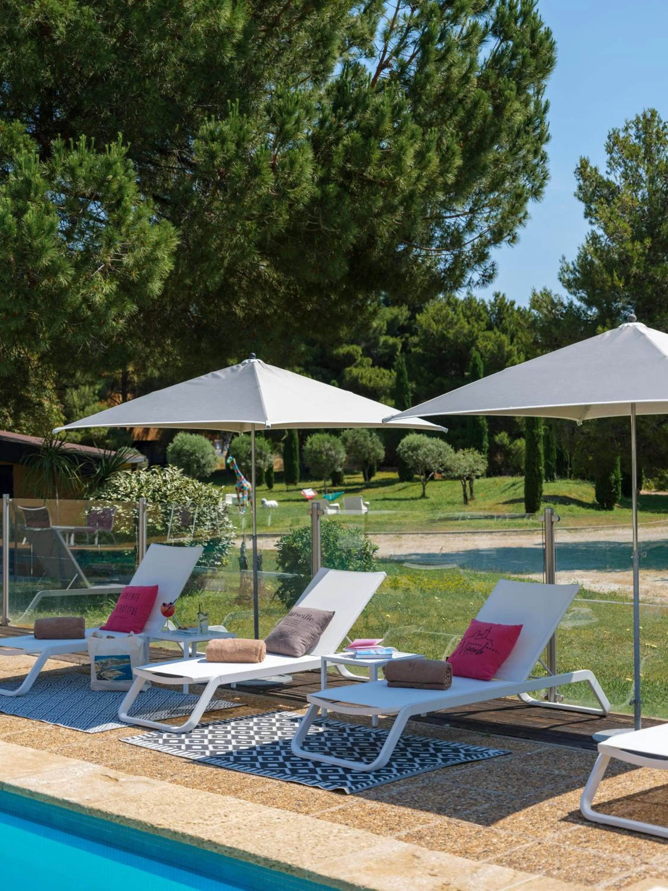 Garden in Hilton Garden Inn Marseille Provence Airport