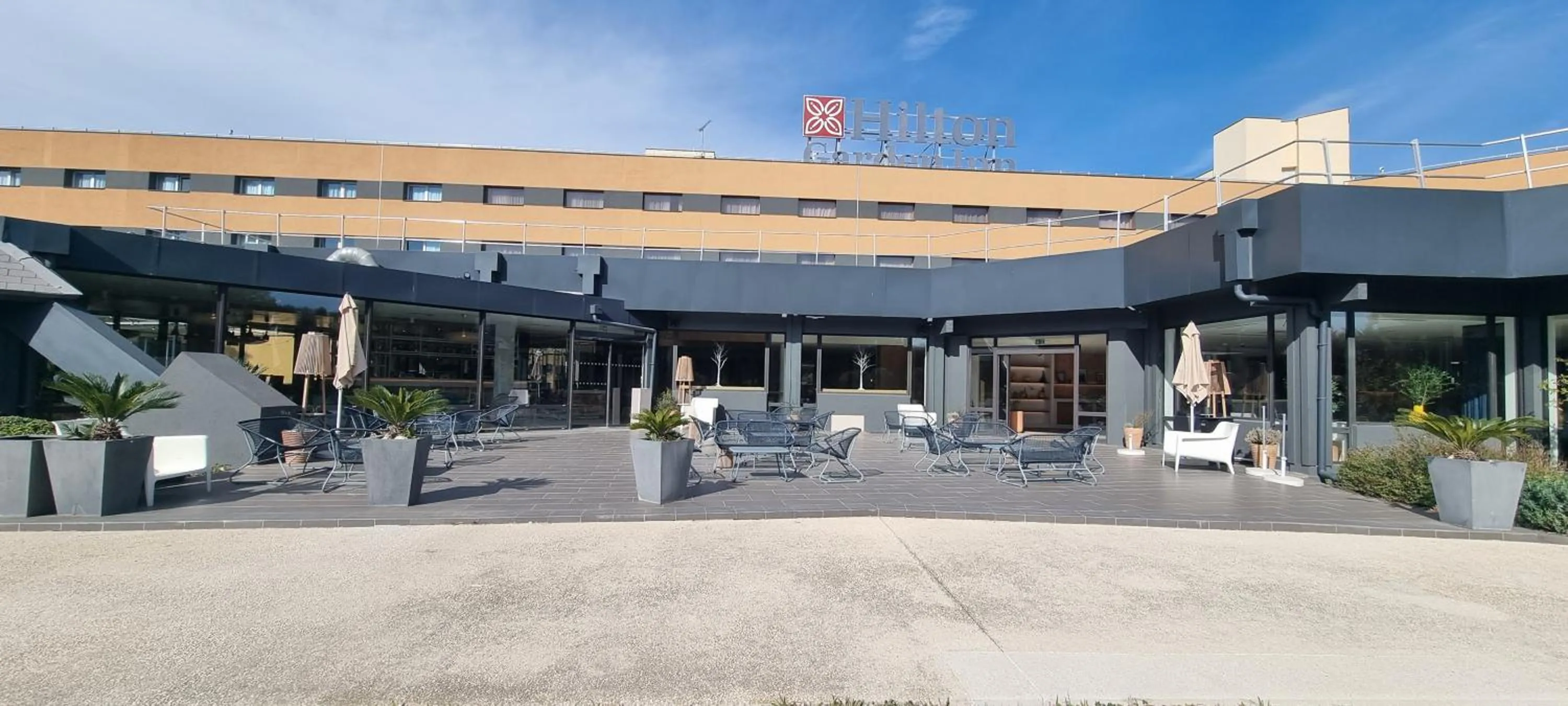 Balcony/Terrace in Hilton Garden Inn Marseille Provence Airport