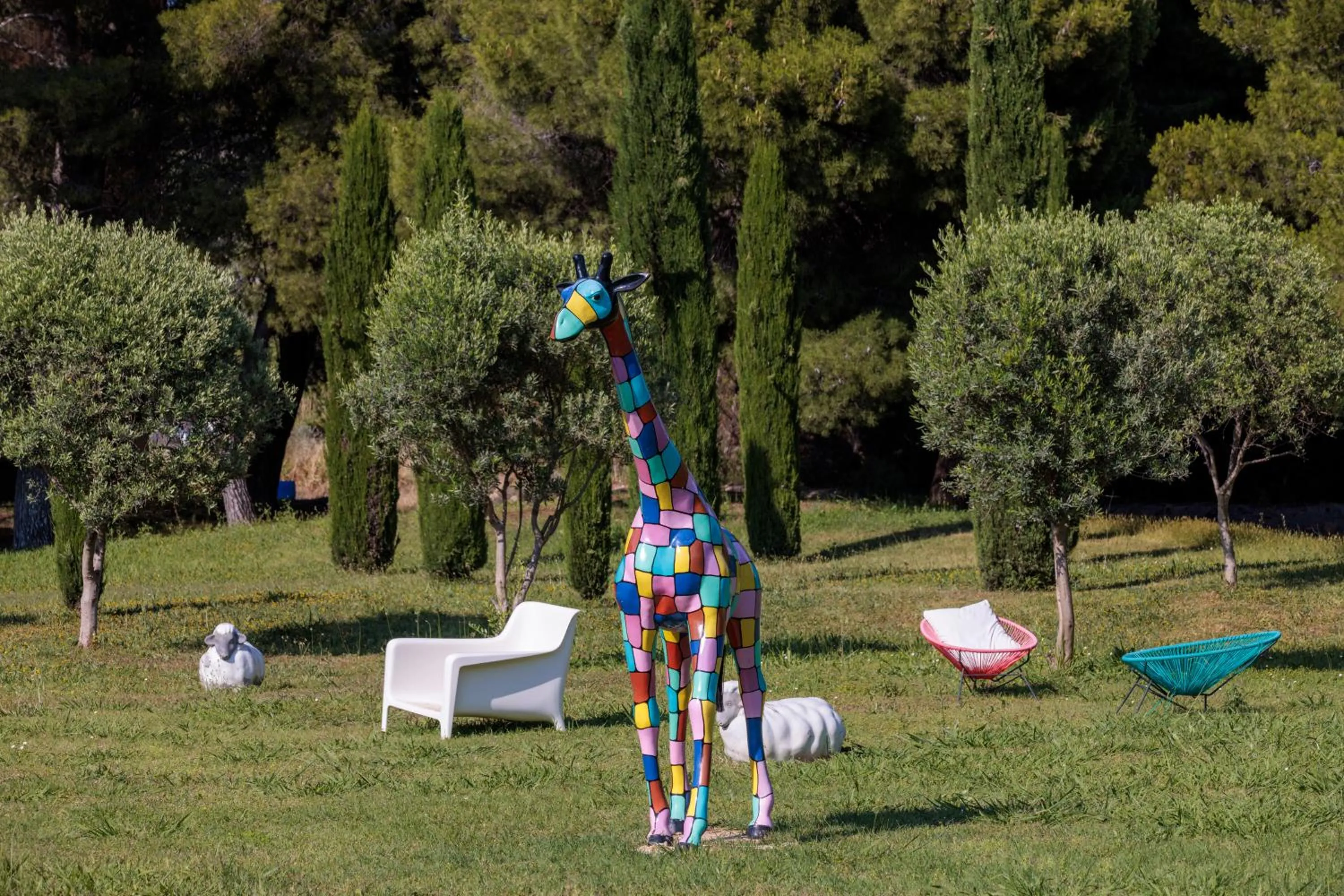 Garden in Hilton Garden Inn Marseille Provence Airport