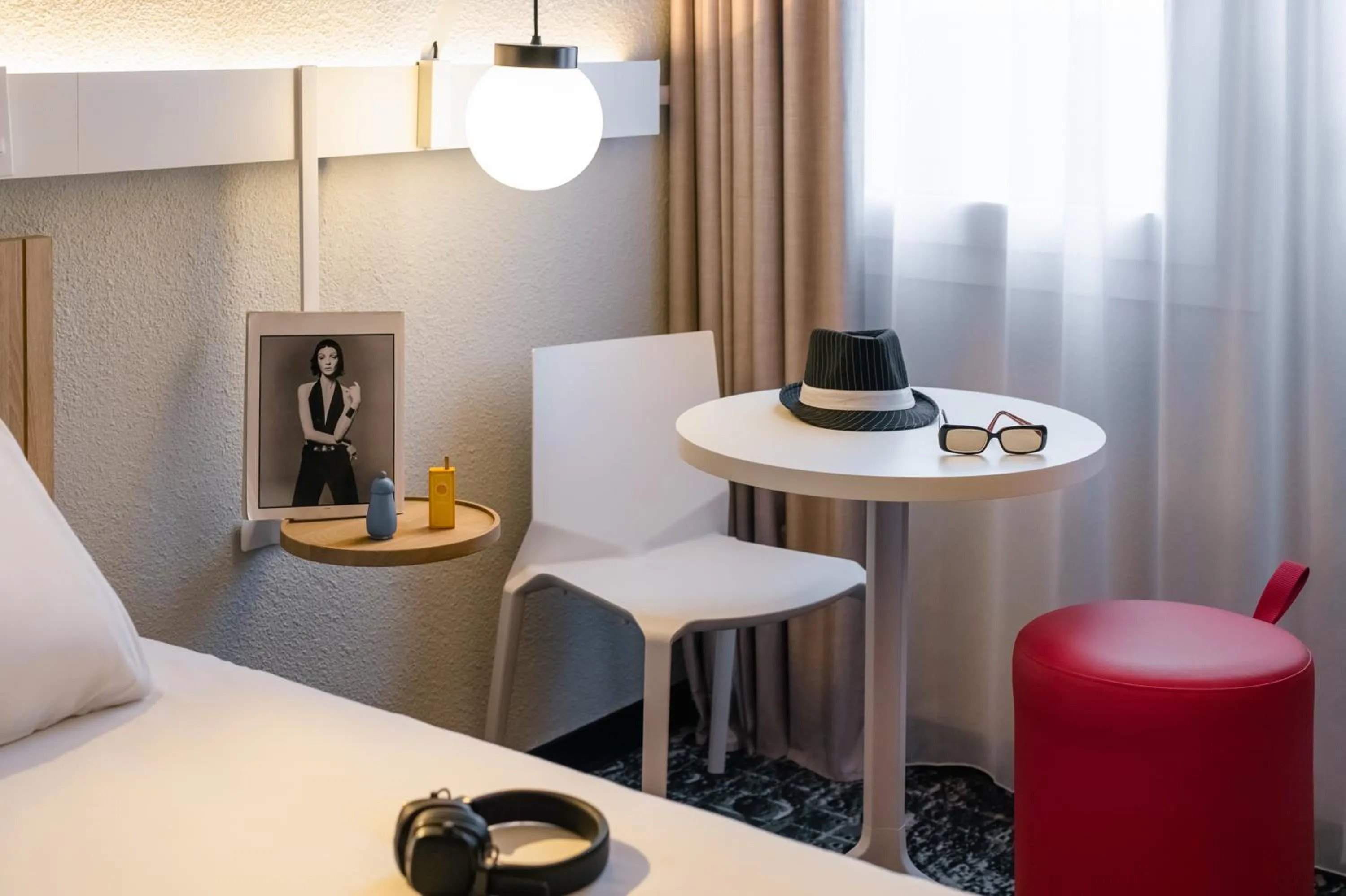 Bedroom in ibis Saint Rambert d'Albon