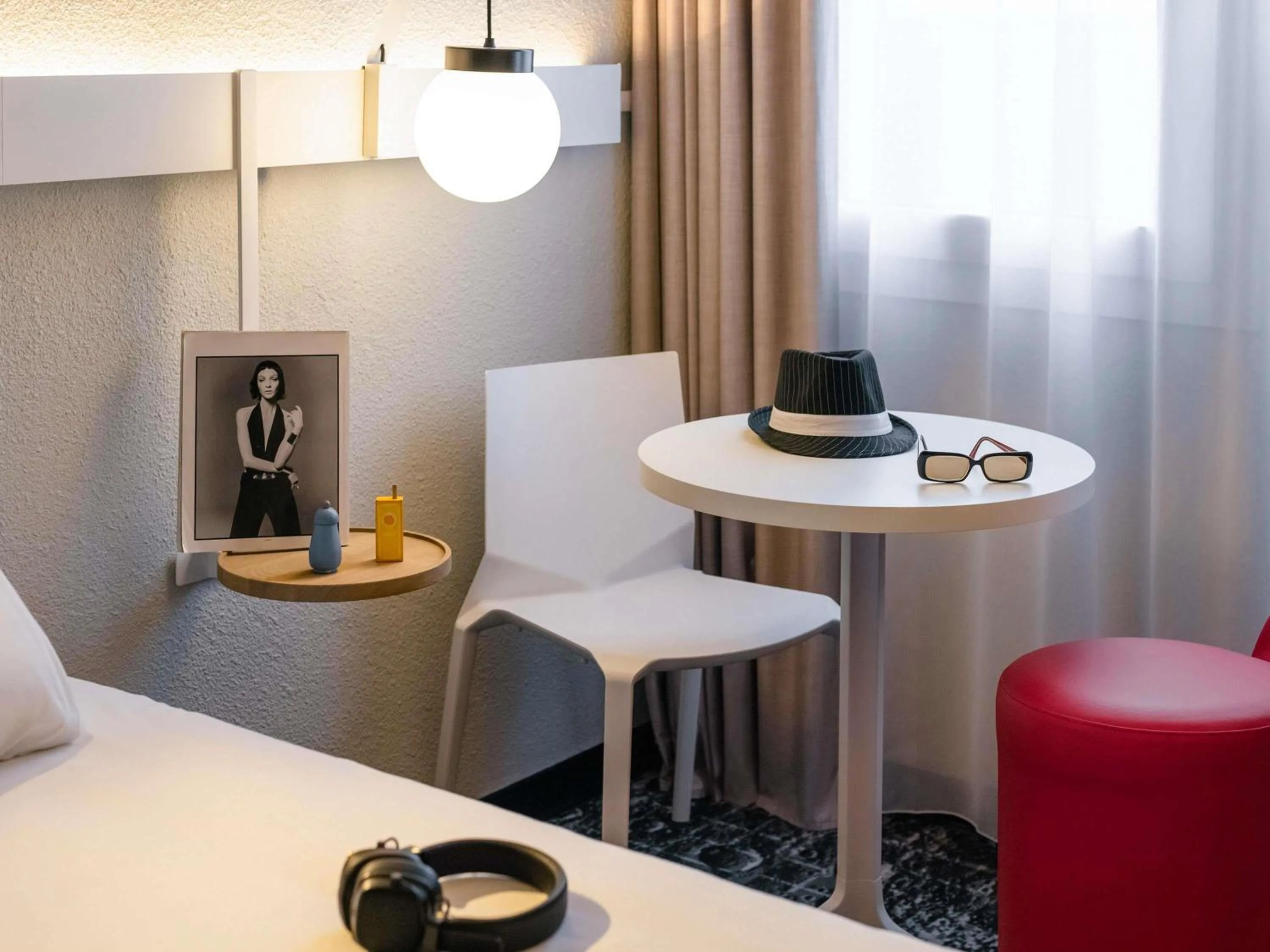 Bedroom in ibis Saint Rambert d'Albon