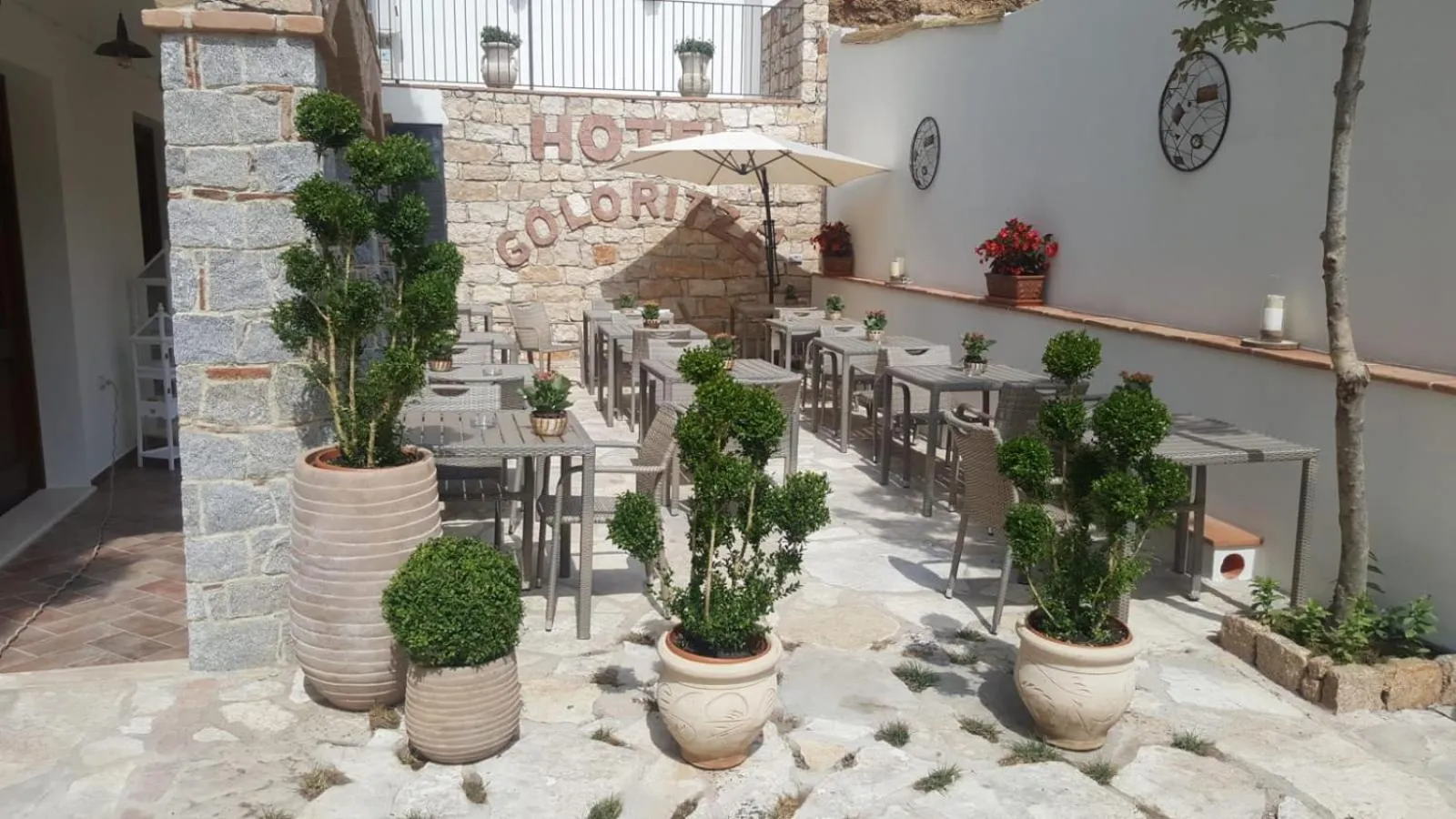 Garden in Hotel Goloritzé