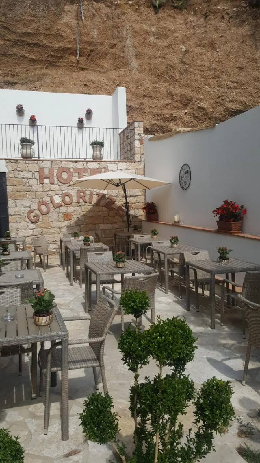 Garden in Hotel Goloritzé