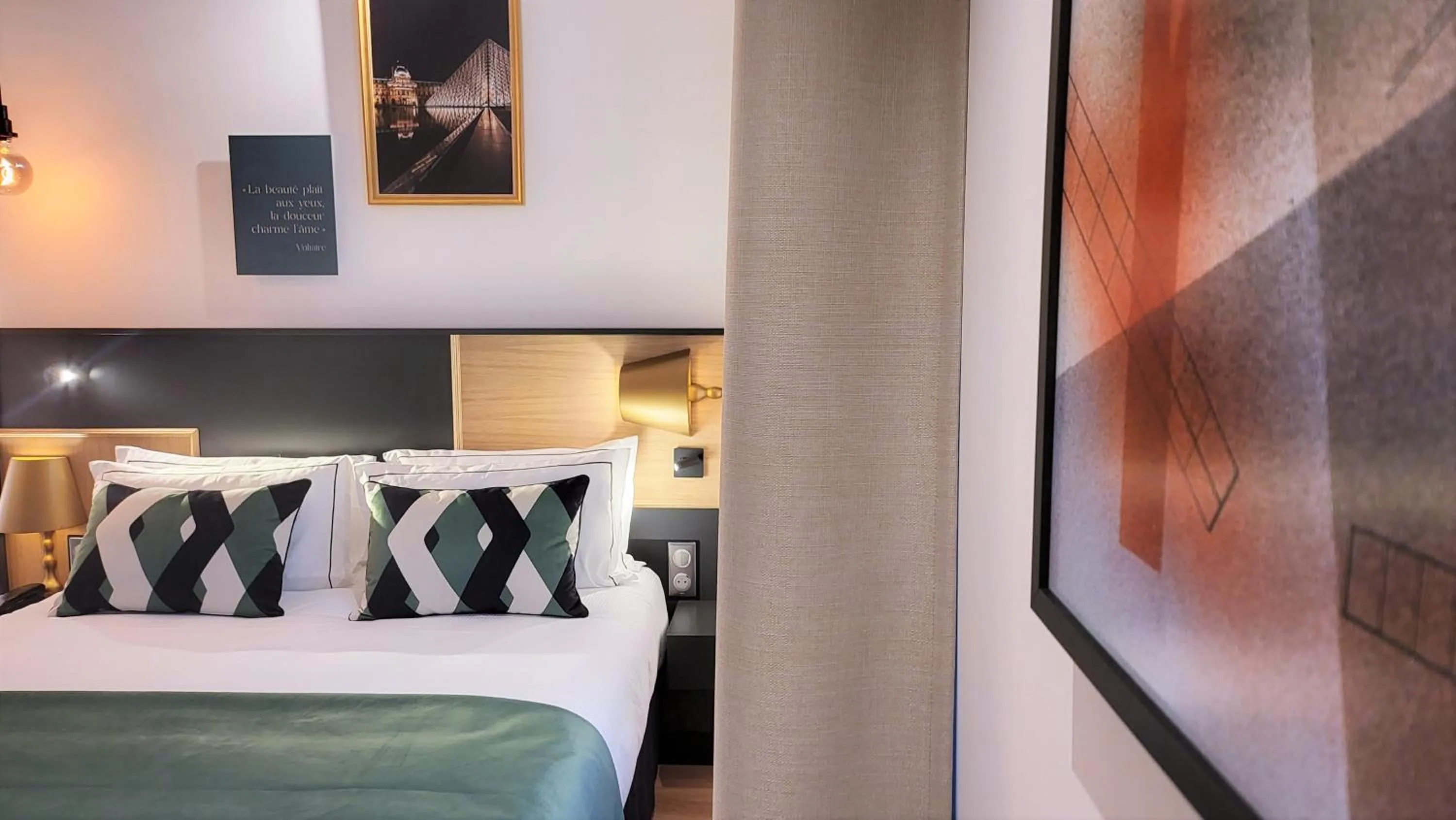 Decorative detail, Bed in Star Champs-Elysées