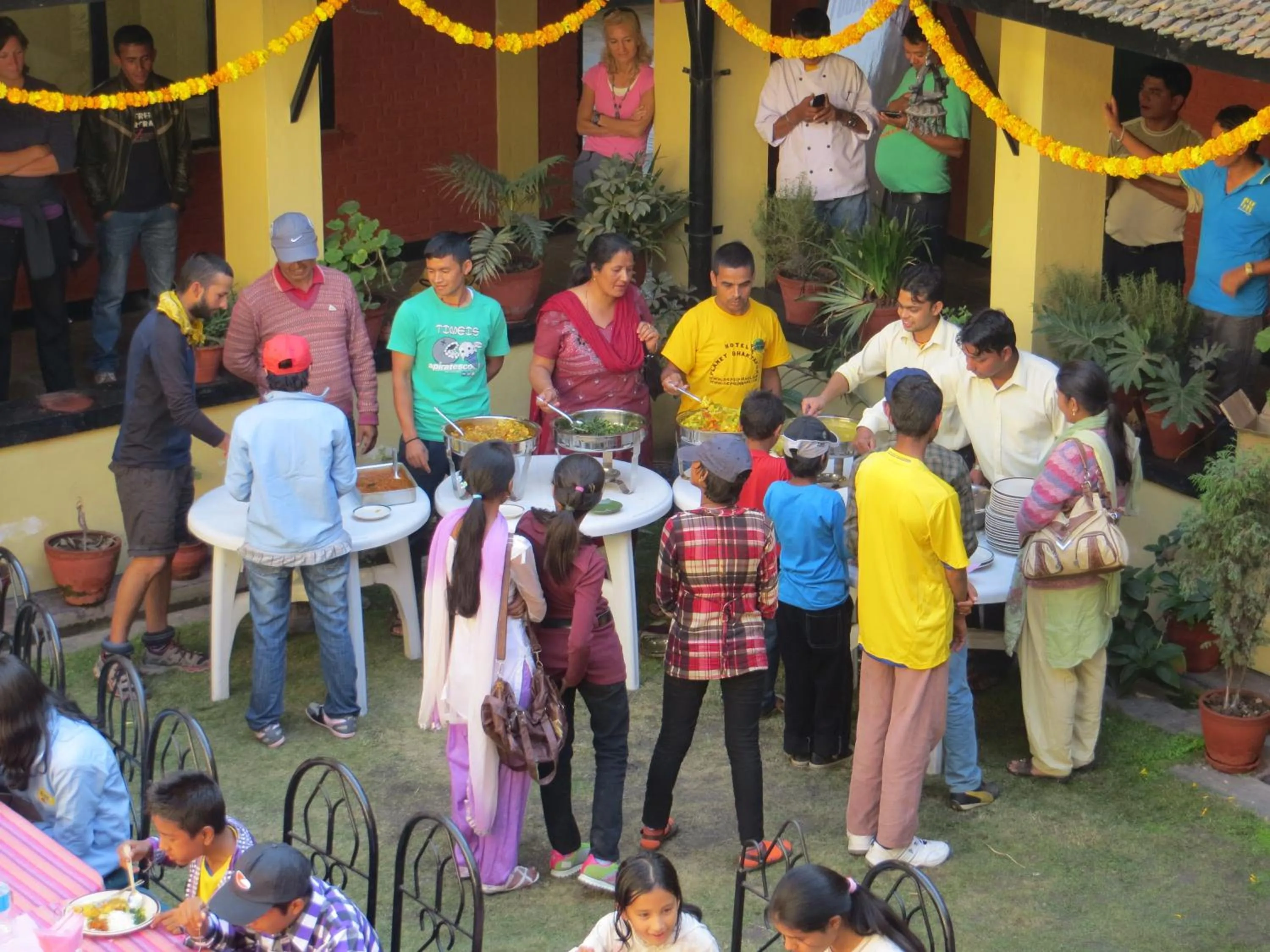 Food and drinks in Planet Bhaktapur Hotel
