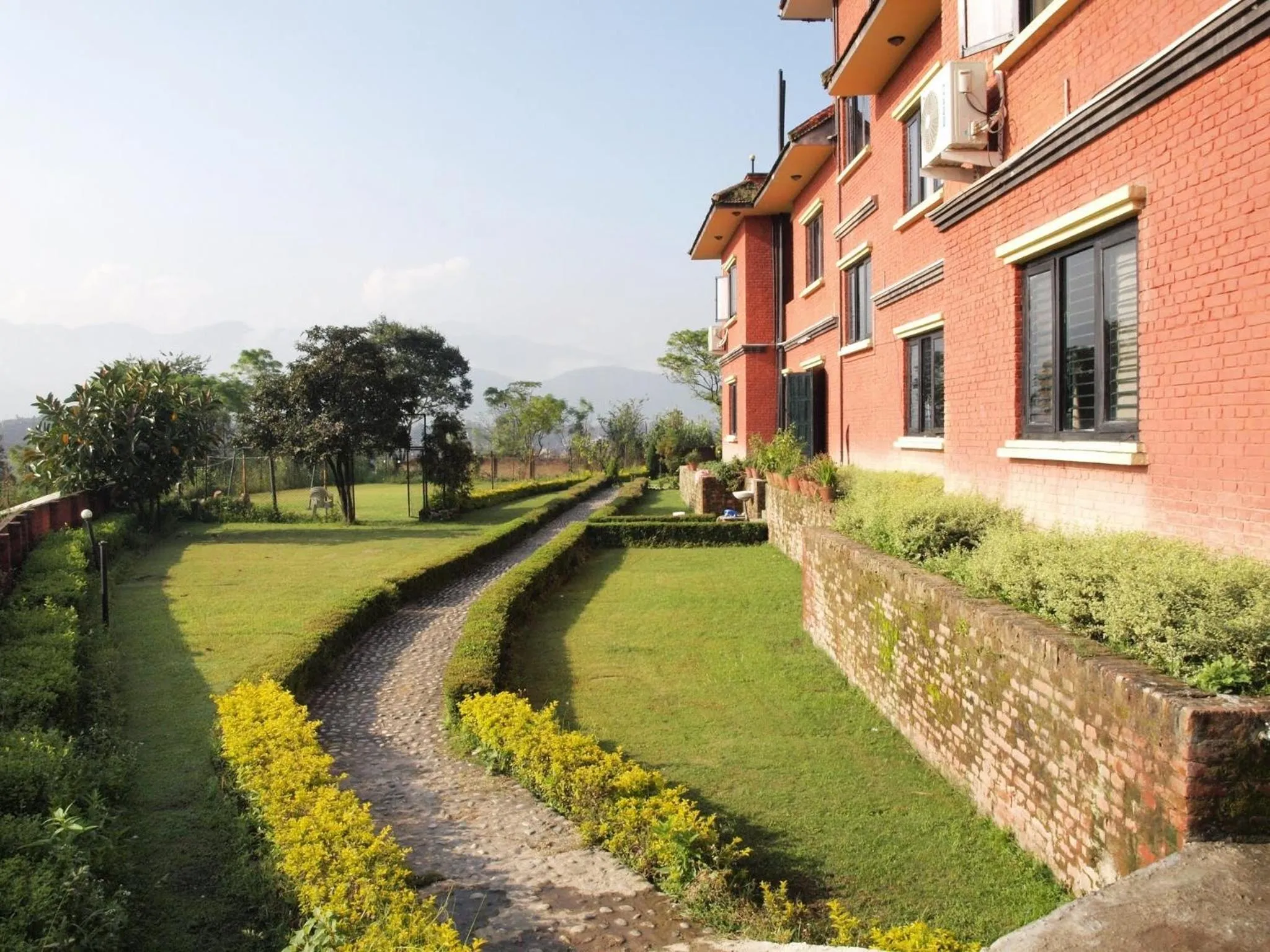 Garden view in Planet Bhaktapur Hotel