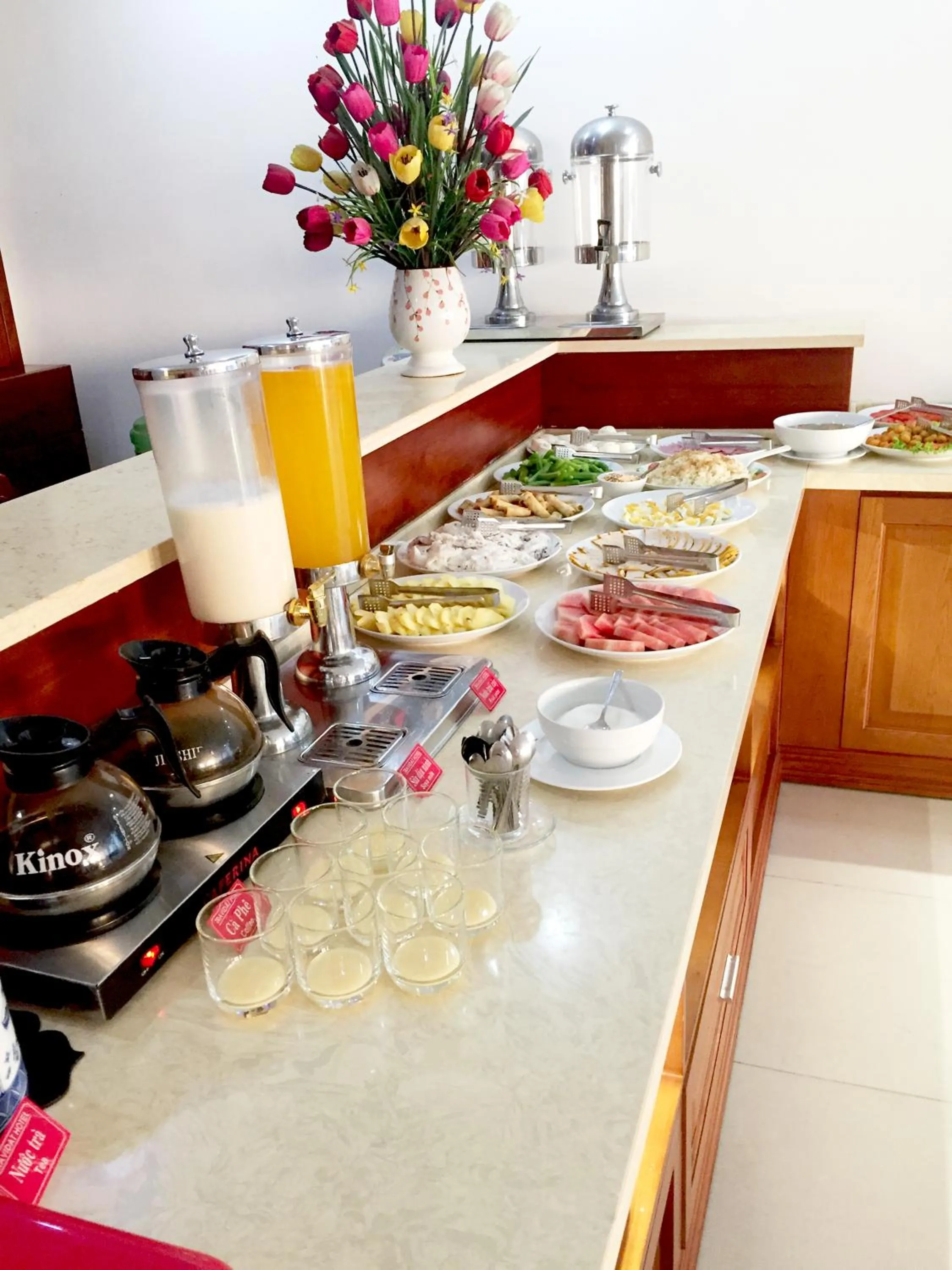 Breakfast in Dattravi Hostel