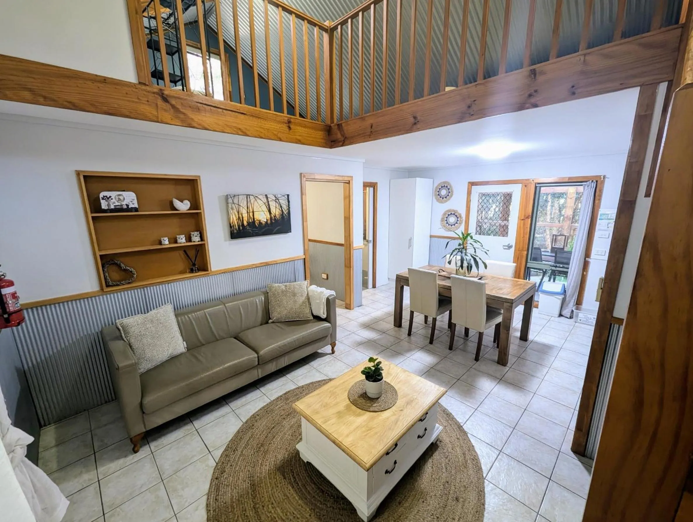 Living room in The Oasis at One Mile Beach