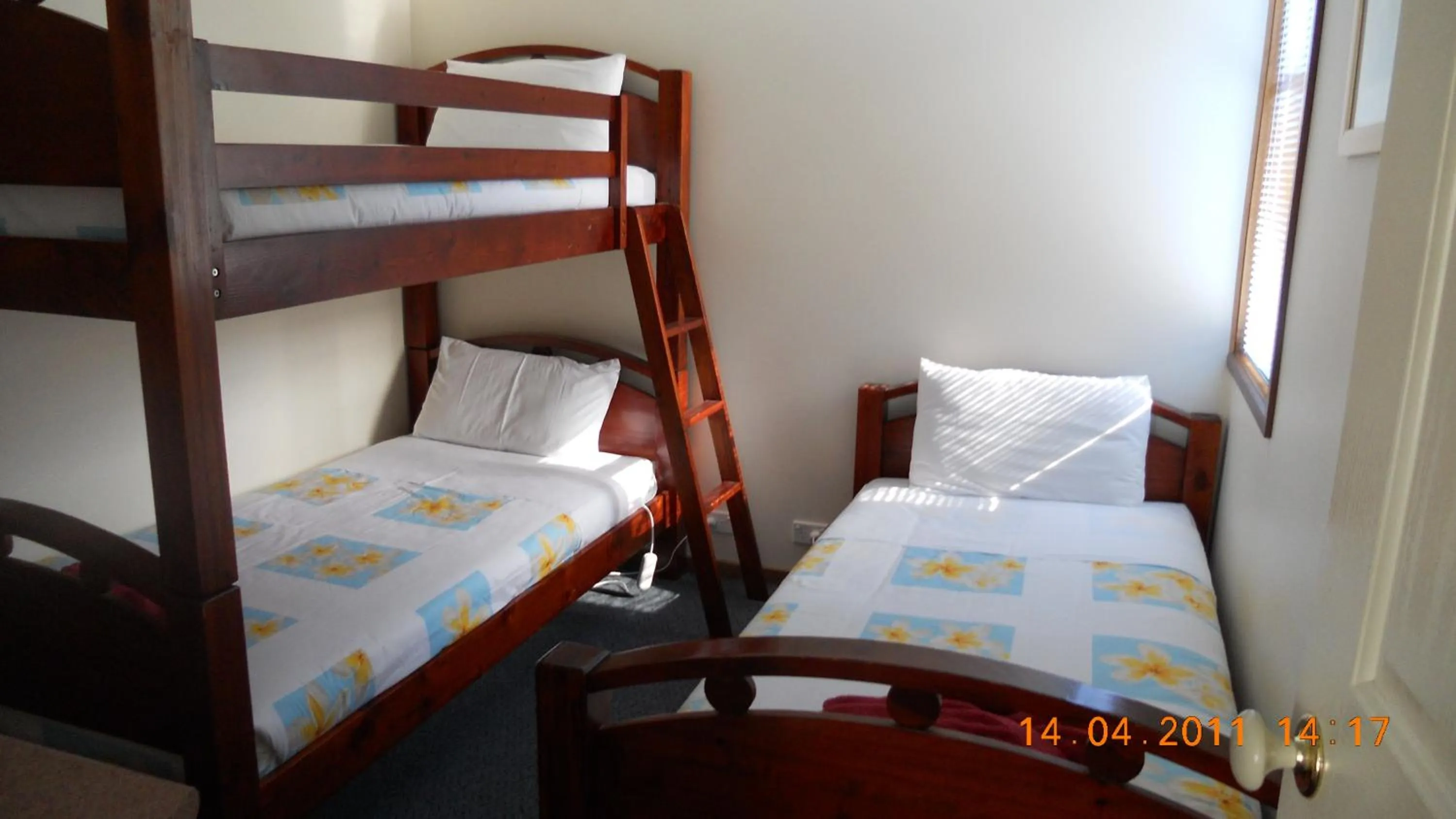 Bed in Summers Rest Units