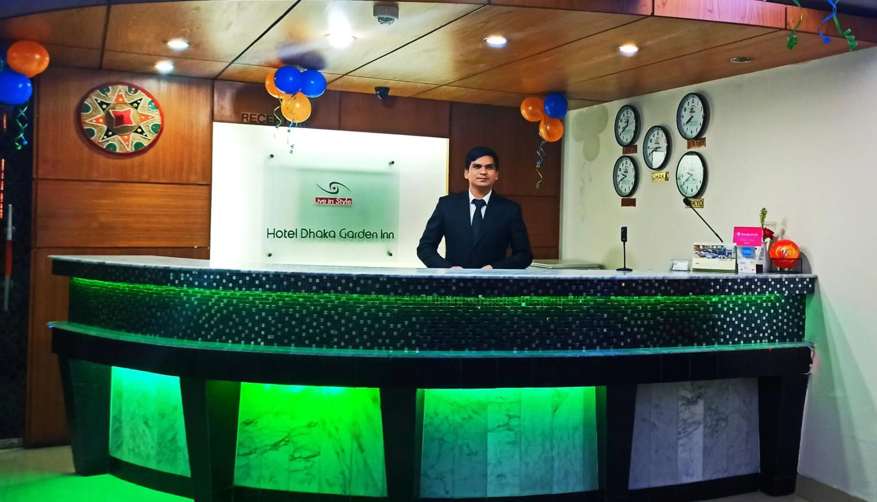 Lobby or reception in Dhaka Golden Inn - Banani'Lakeside Lobby or reception in Dhaka Golden Inn - Banani'Lakeside