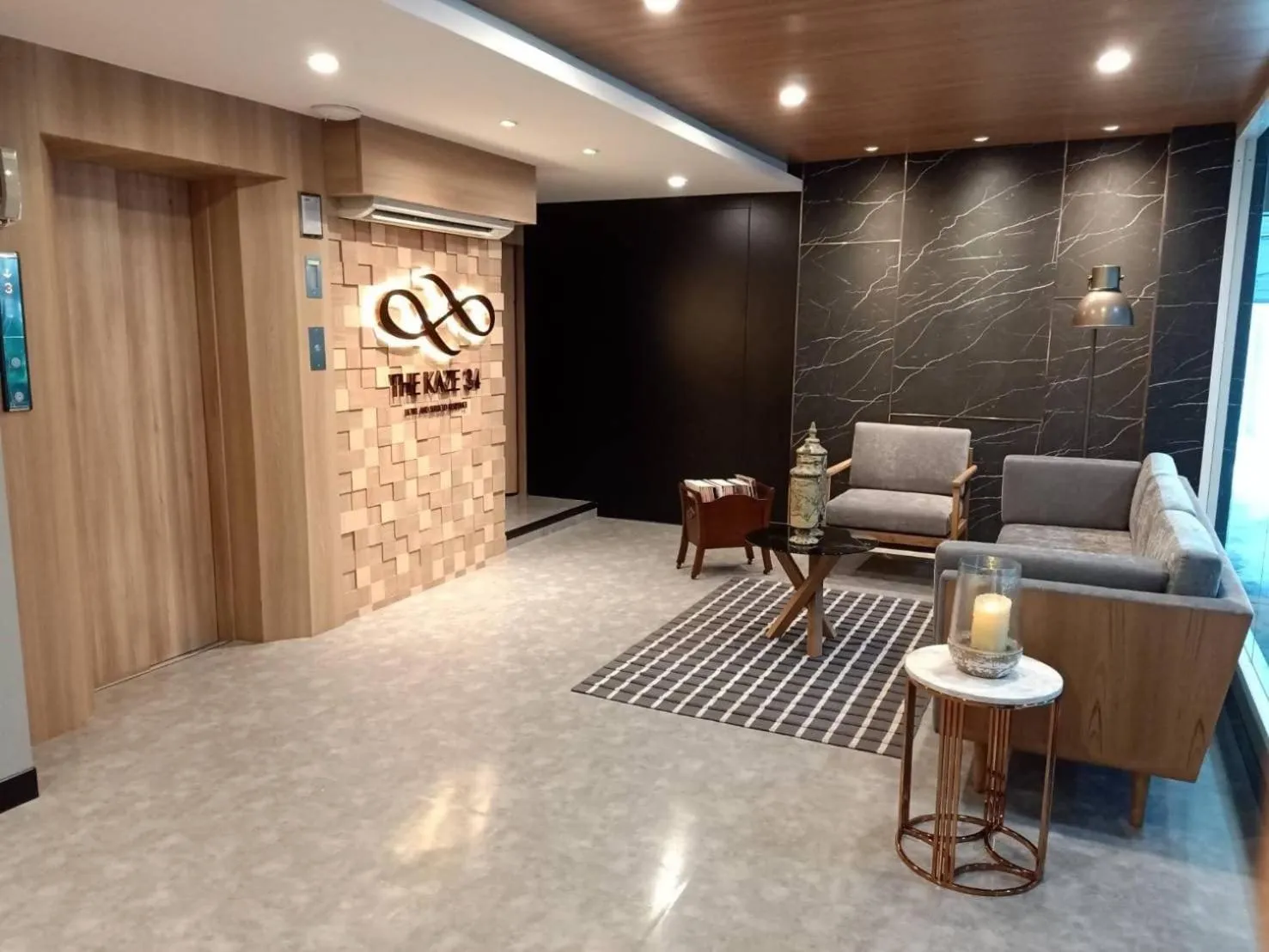Lobby or reception in The Kaze 34 Hotel and Serviced Residence