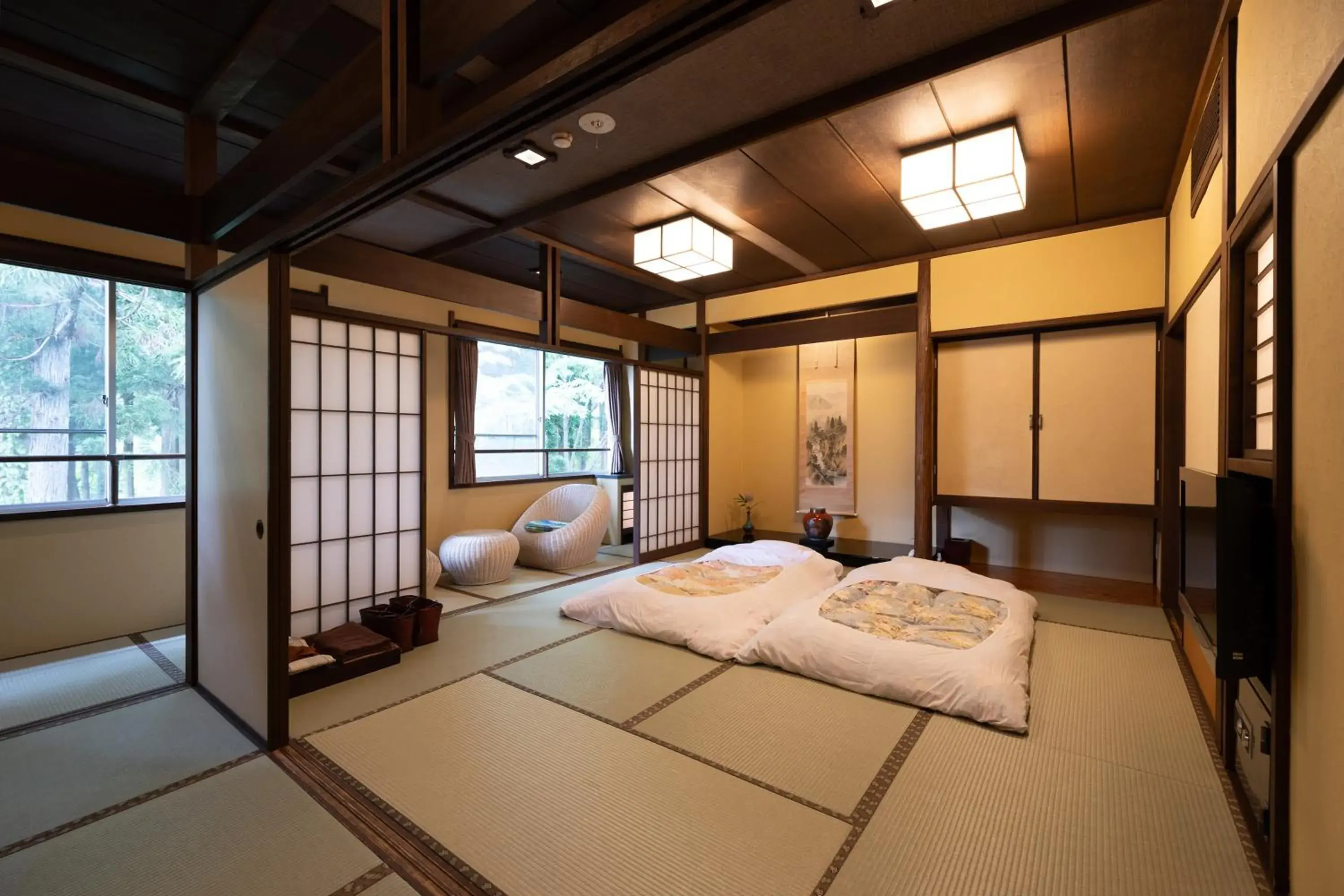 Photo of the whole room, Bed in Ichirino Kogen Hotel Roan Photo of the whole room, Bed in Ichirino Kogen Hotel Roan