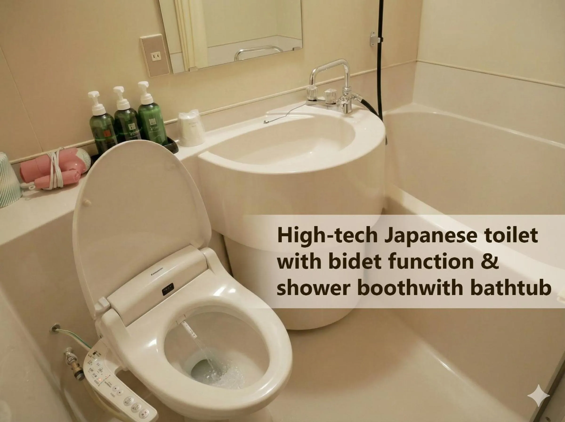 Shower in Ichirino Kogen Hotel Roan