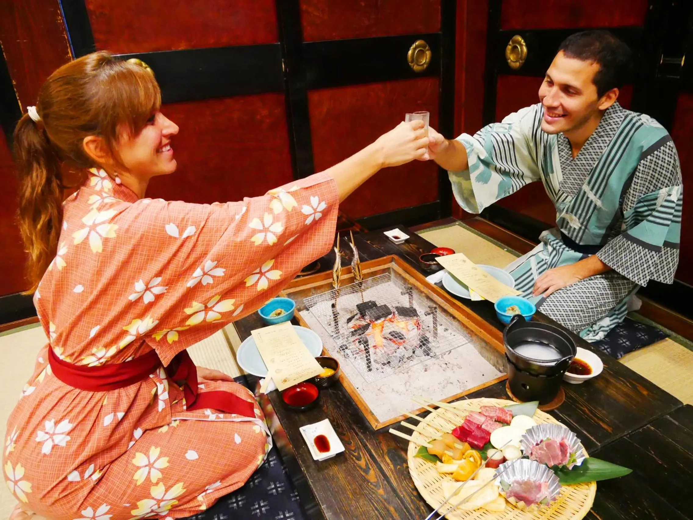 Dinner in Ichirino Kogen Hotel Roan