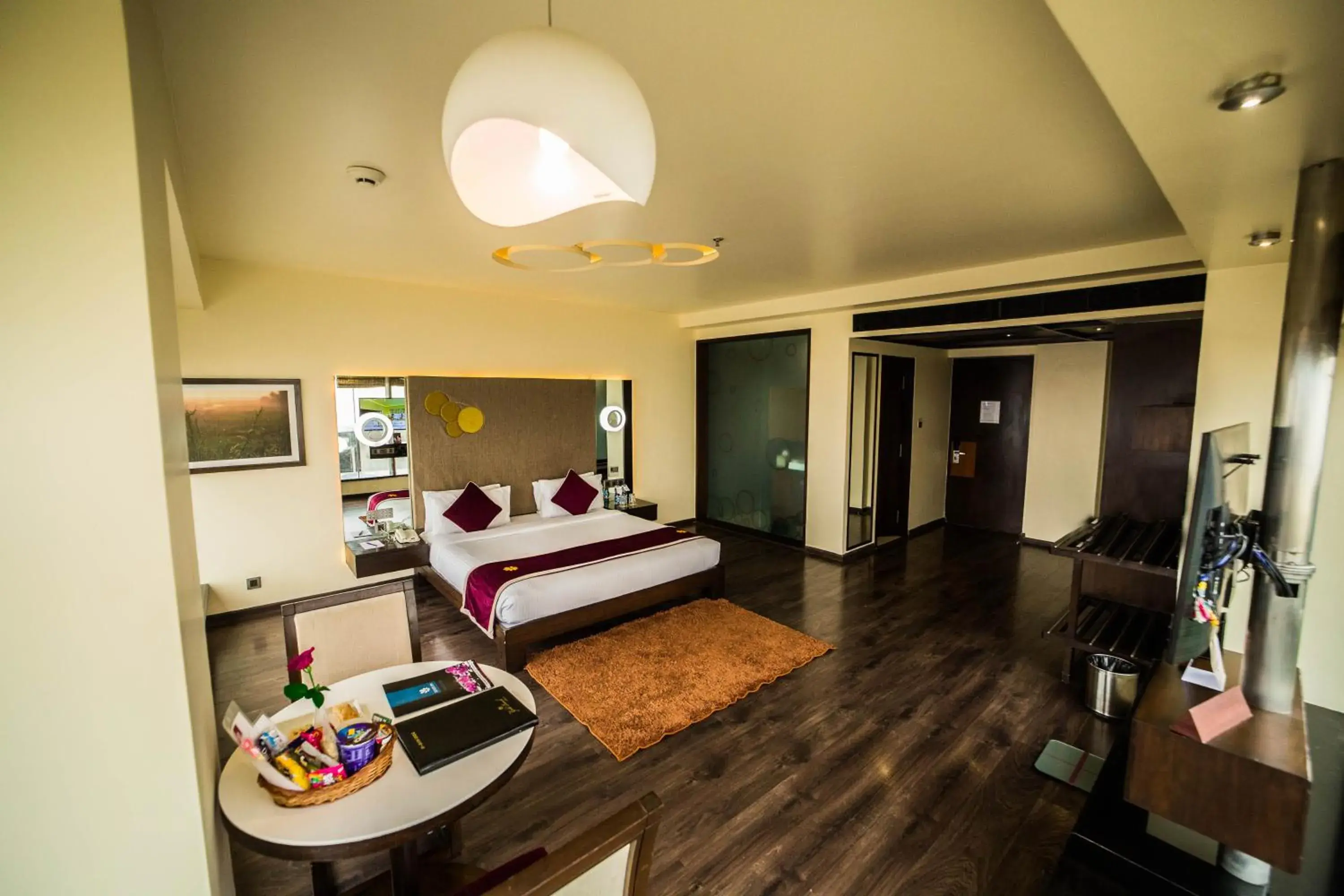 Living room, Bed in The Gold Beach Resort Living room, Bed in The Gold Beach Resort