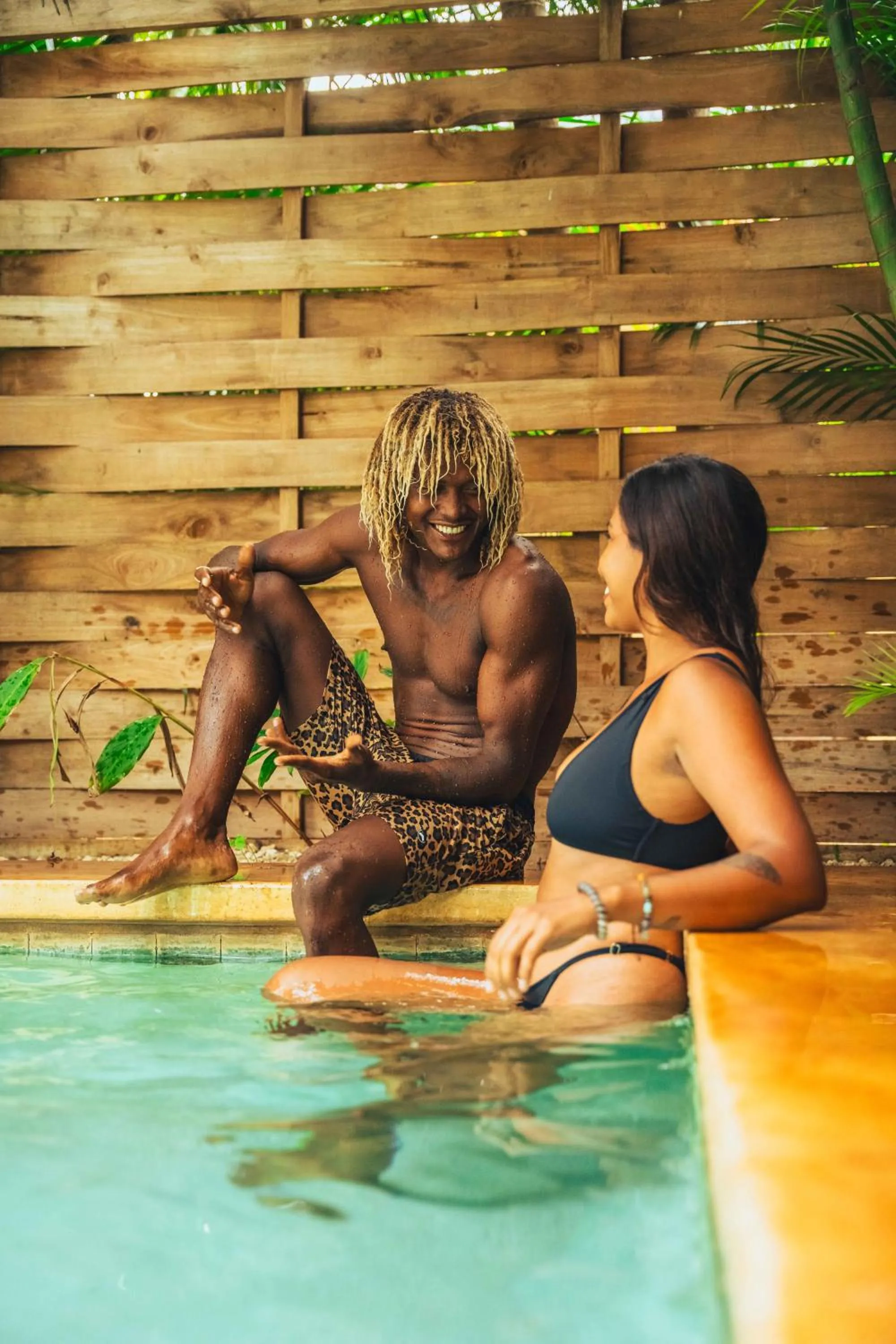 Swimming pool in Cafe Playa Negra Hotel