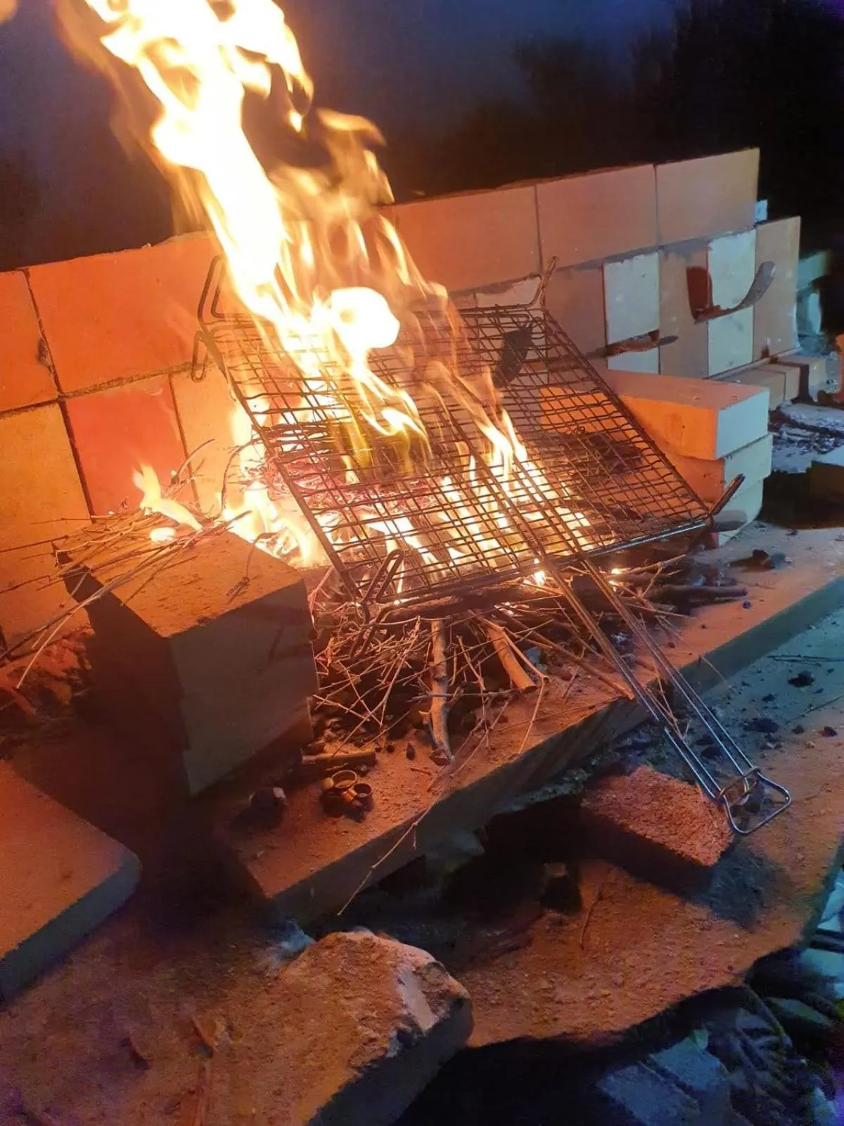 fireplace in Dimora Acqua del Fico