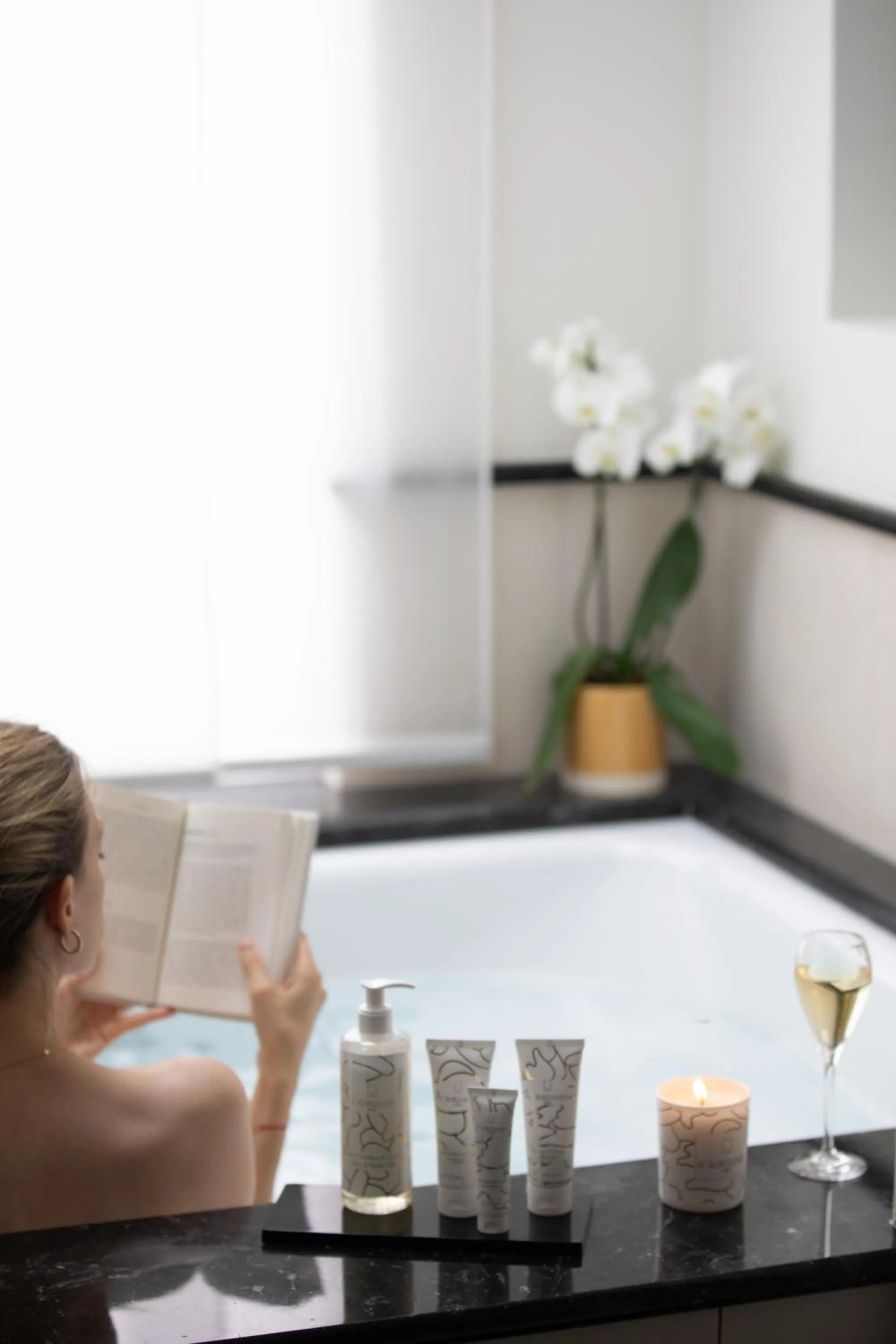 Bathroom in Le Burgundy Paris