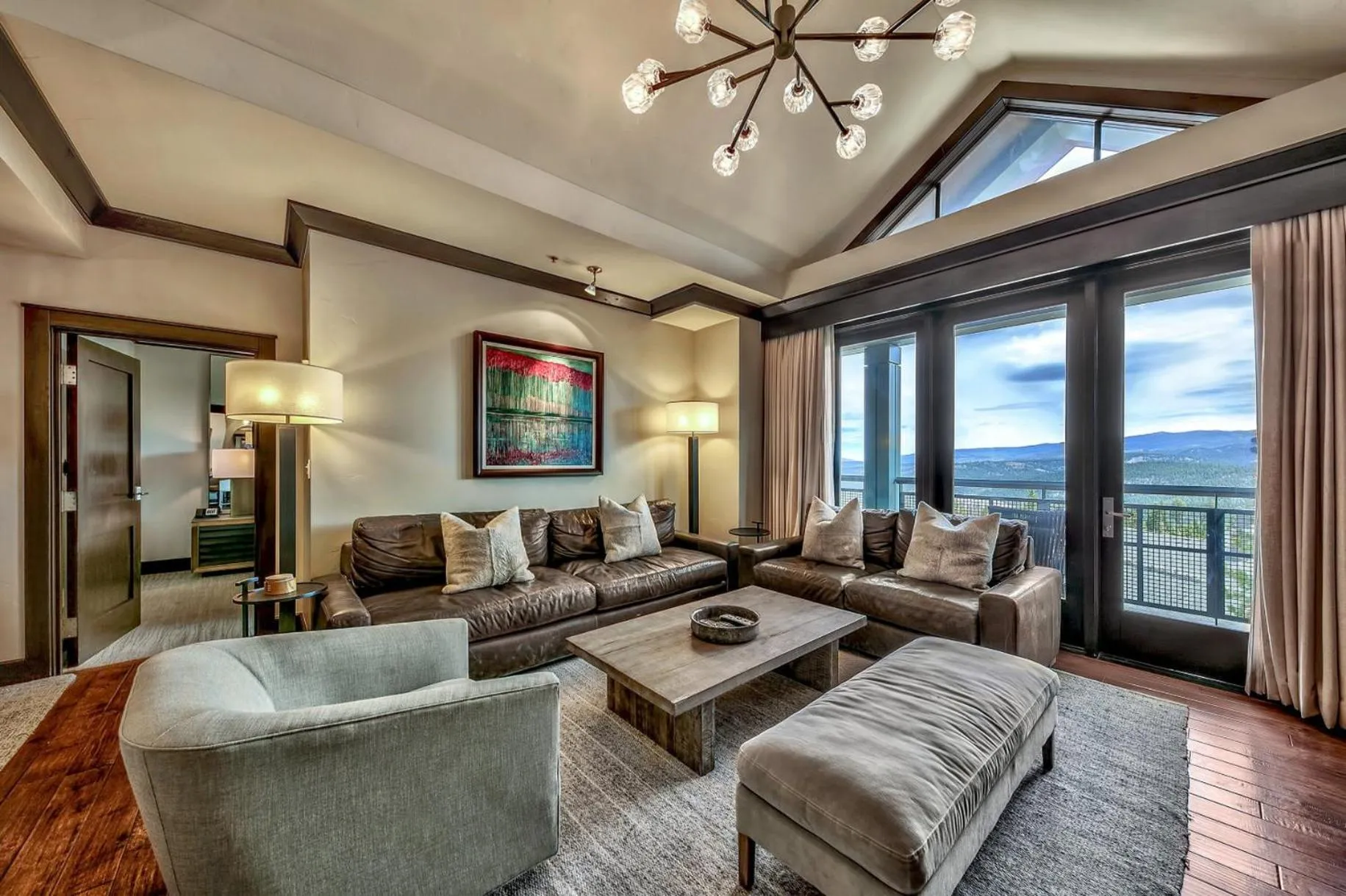 Living room in Constellation Residences