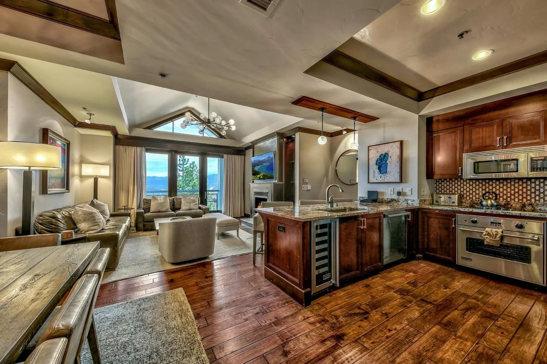 Communal kitchen in Constellation Residences