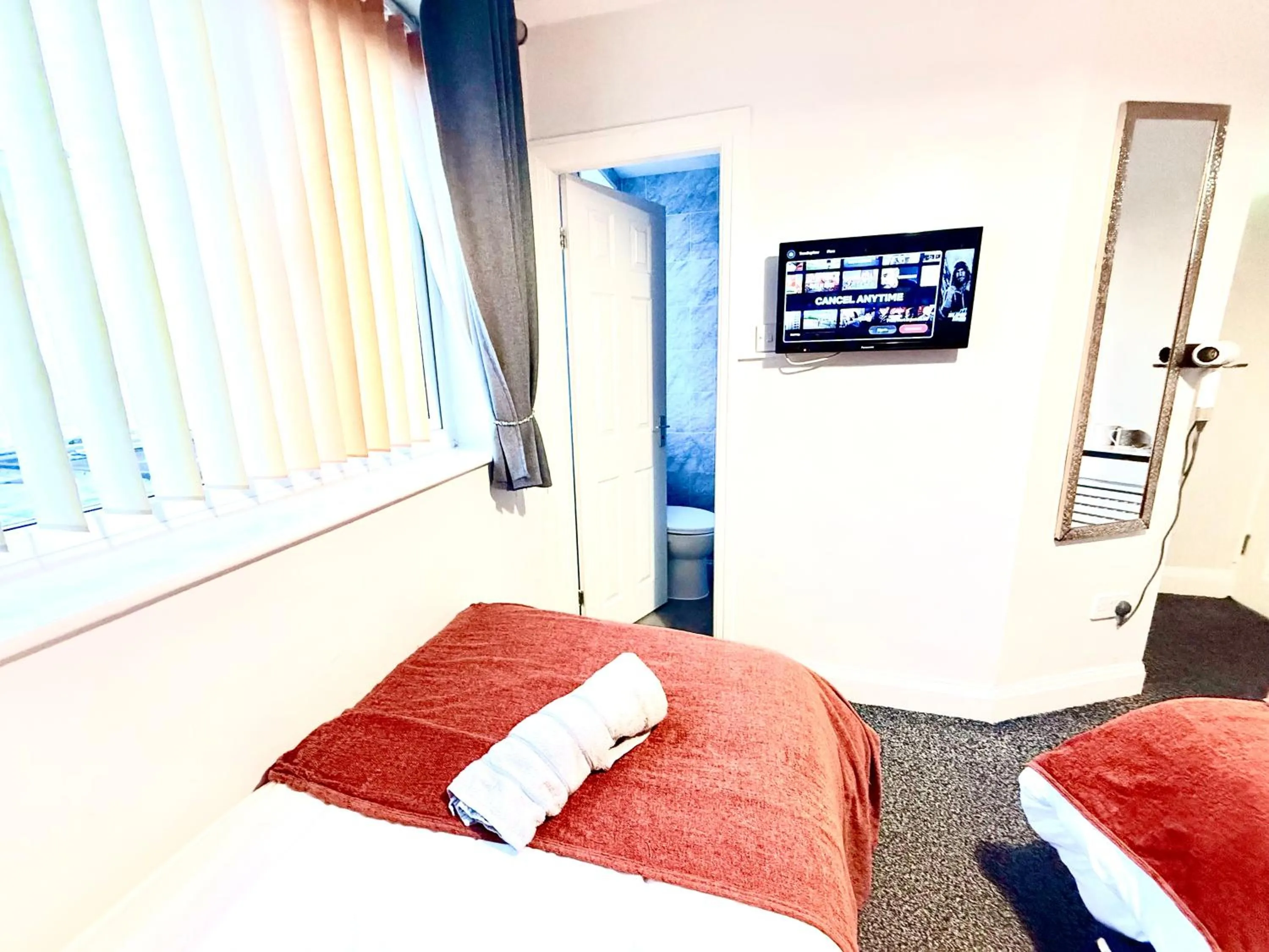Bed in The Gables Hotel by Cherish Lewis Blackpool