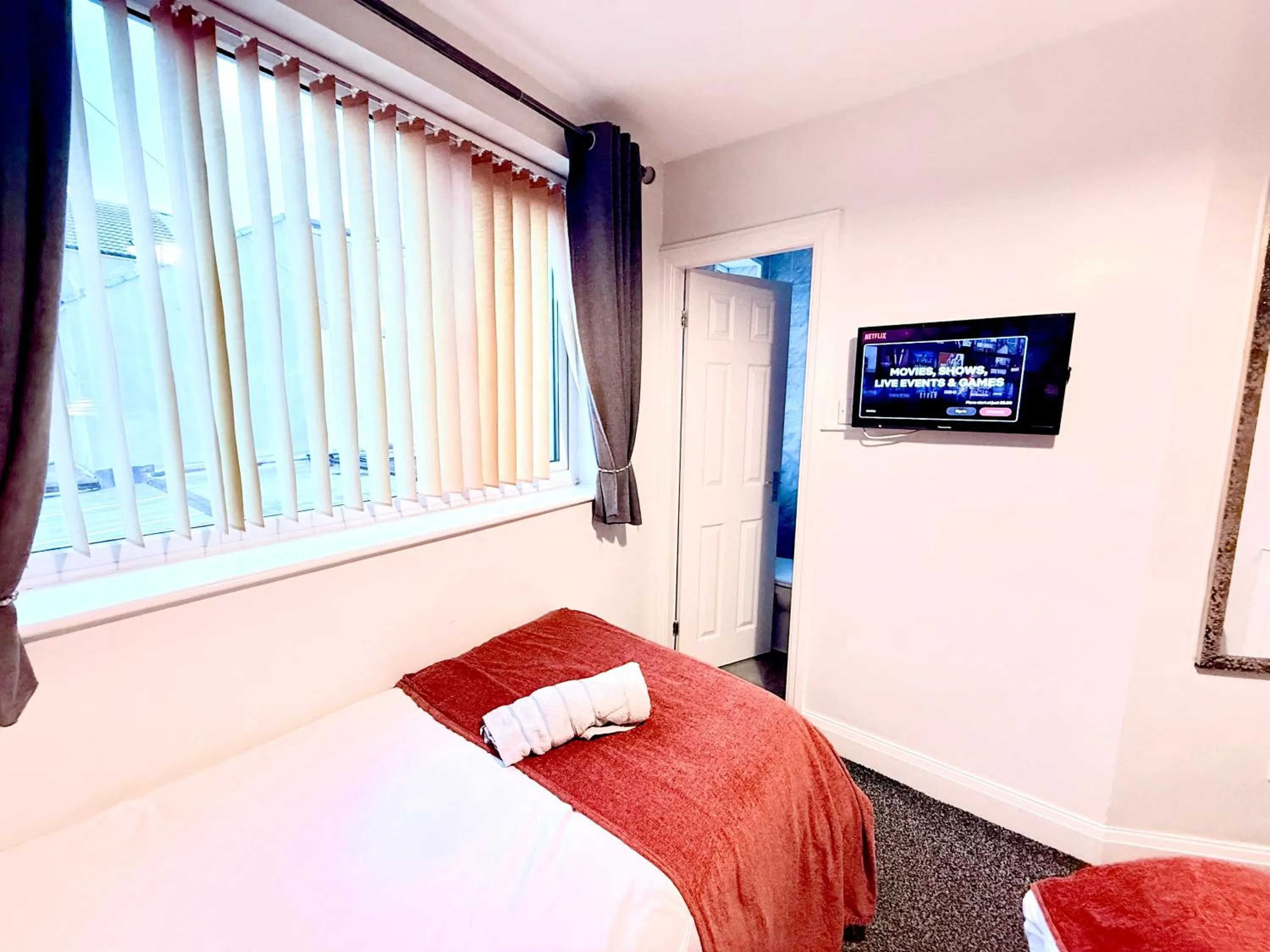 Bed in The Gables Hotel by Cherish Lewis Blackpool
