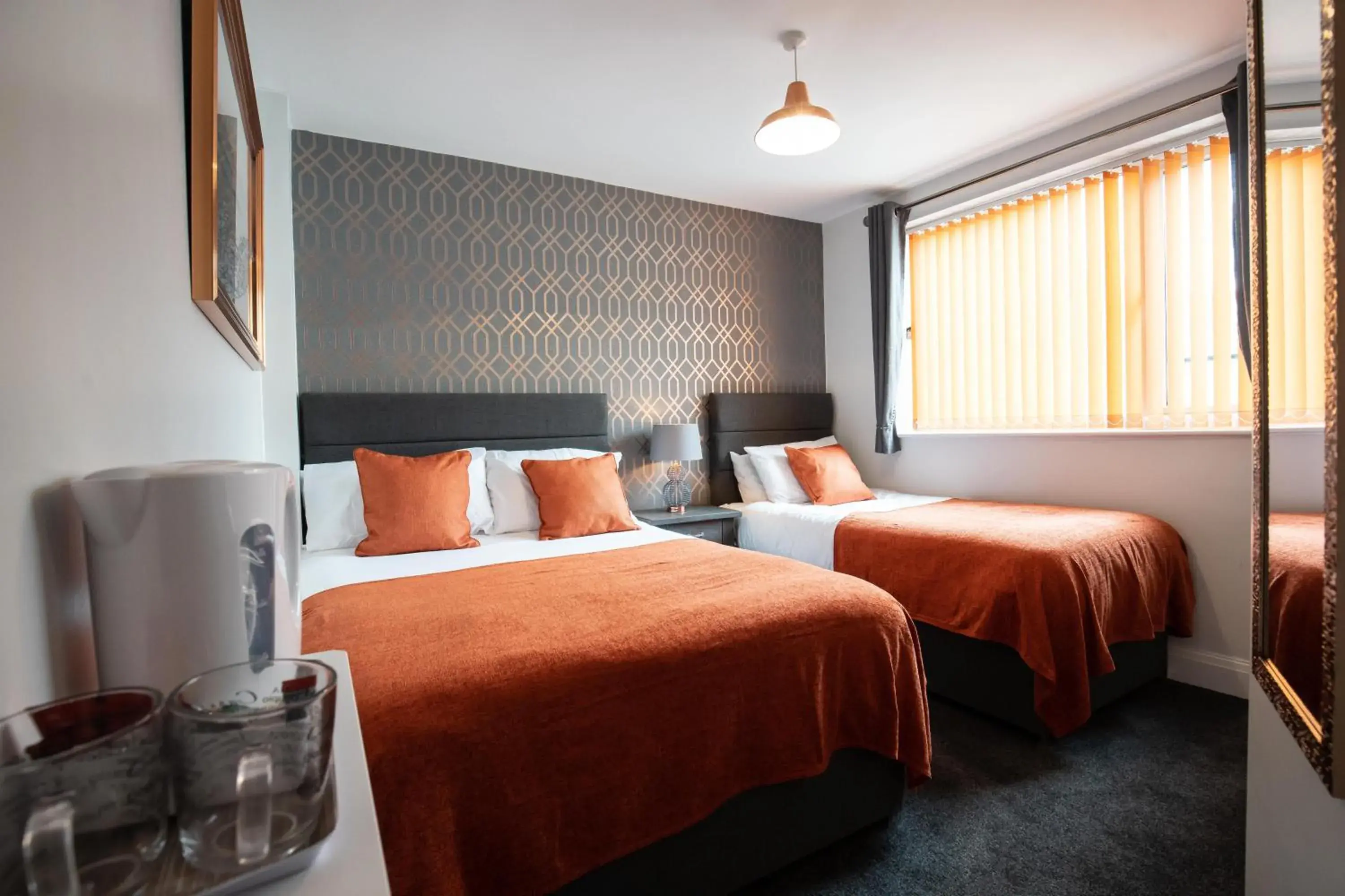 Deluxe Triple Room in The Gables Hotel by Cherish Lewis Blackpool Deluxe Triple Room in The Gables Hotel by Cherish Lewis Blackpool