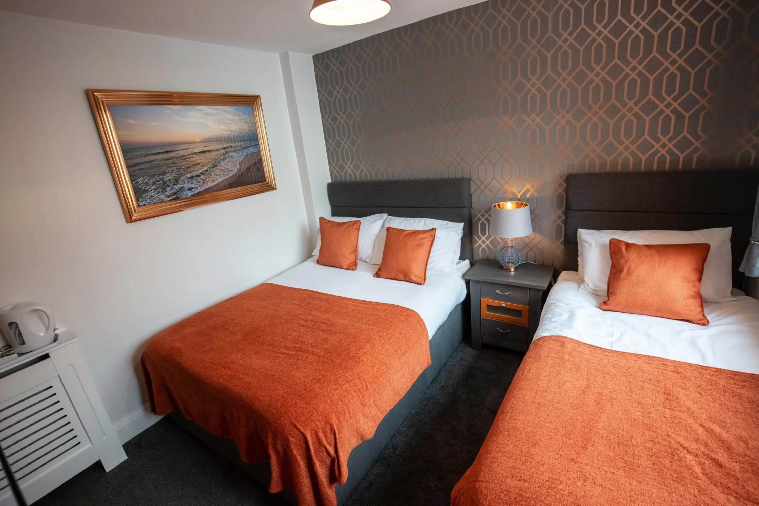 Bed in The Gables Hotel by Cherish Lewis Blackpool