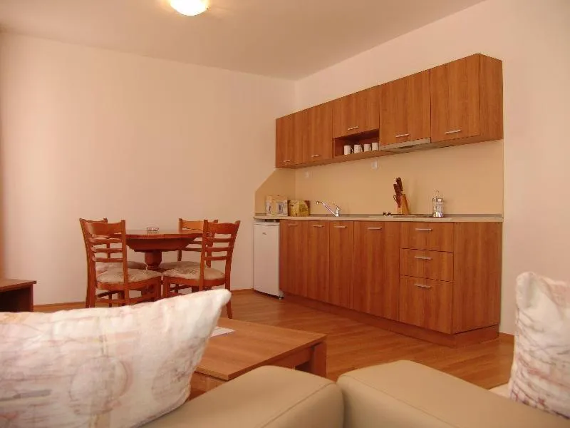 Kitchen or kitchenette in Apart Hotel Kasandra