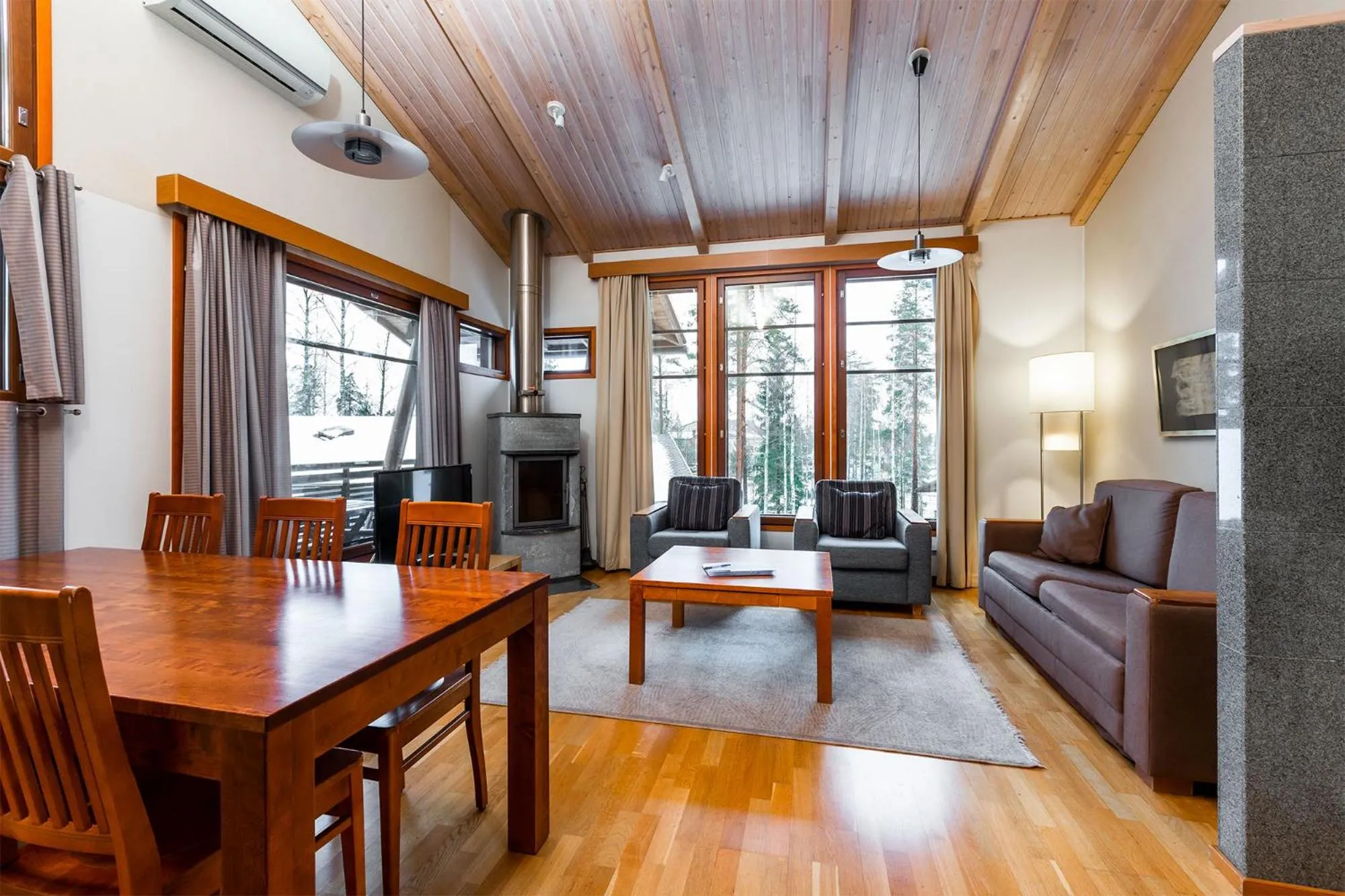 Living room in Imatran Kylpylä Spa Apartments