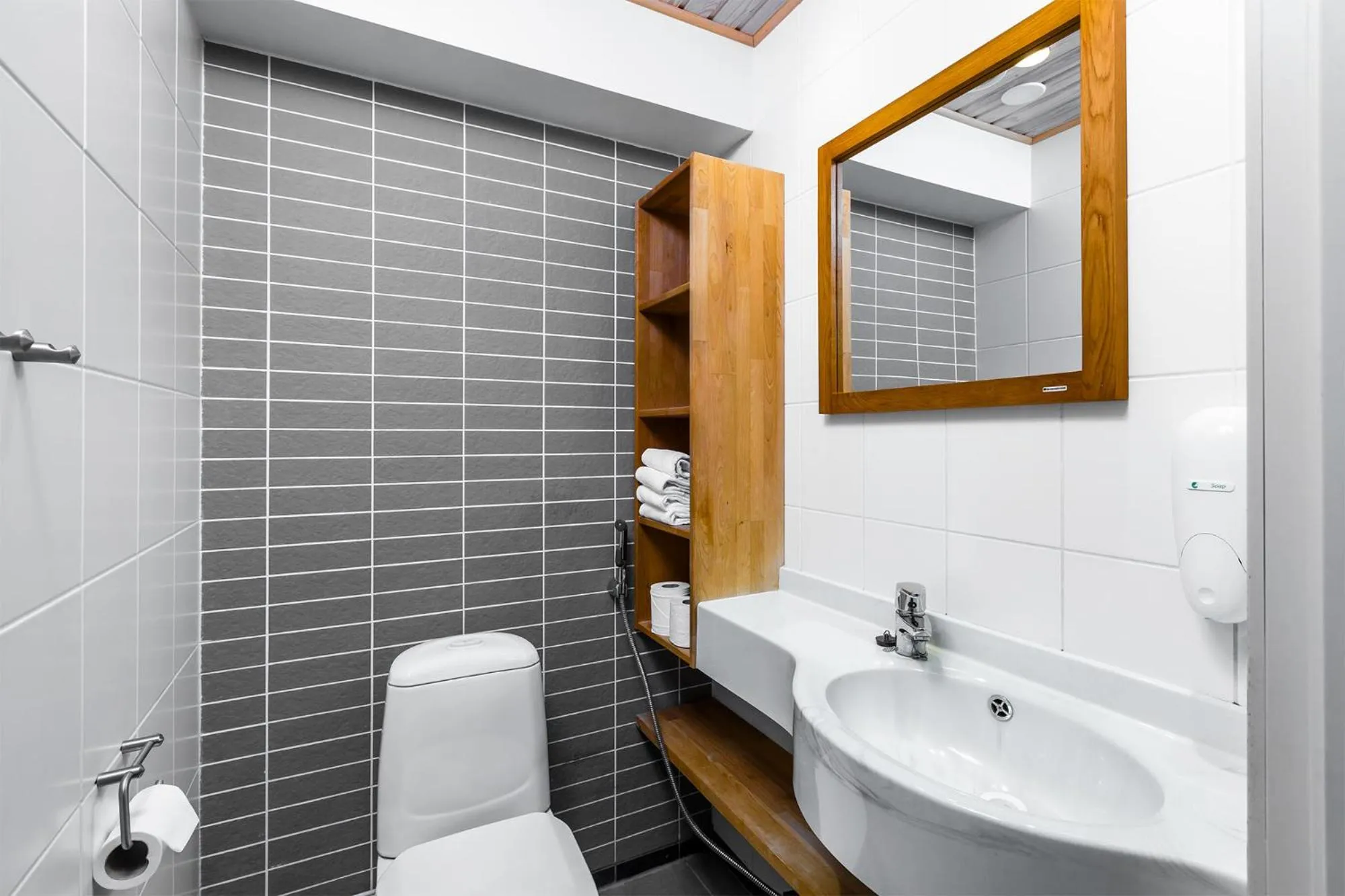 Bathroom in Imatran Kylpylä Spa Apartments