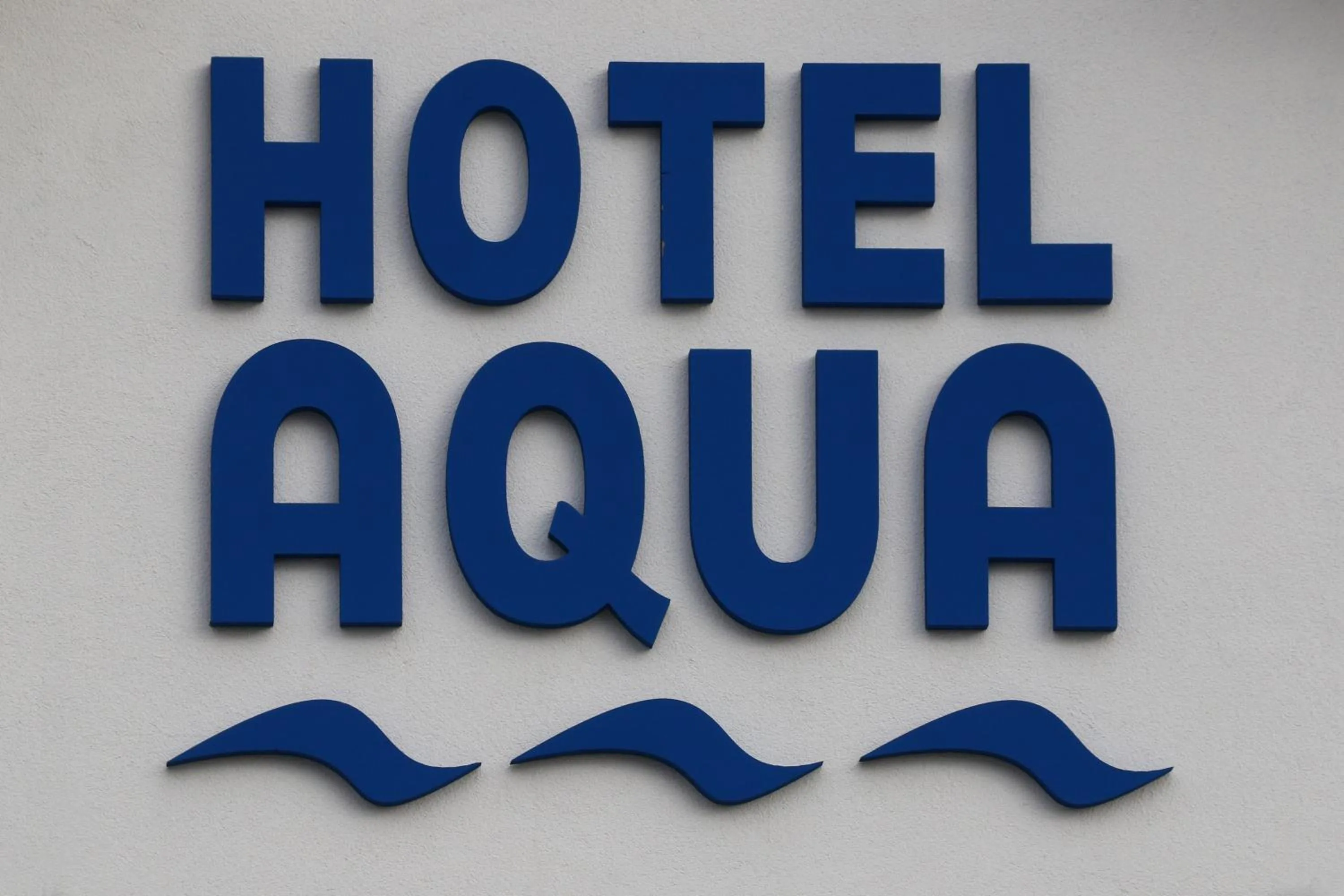 Property logo or sign in Hotel Aqua