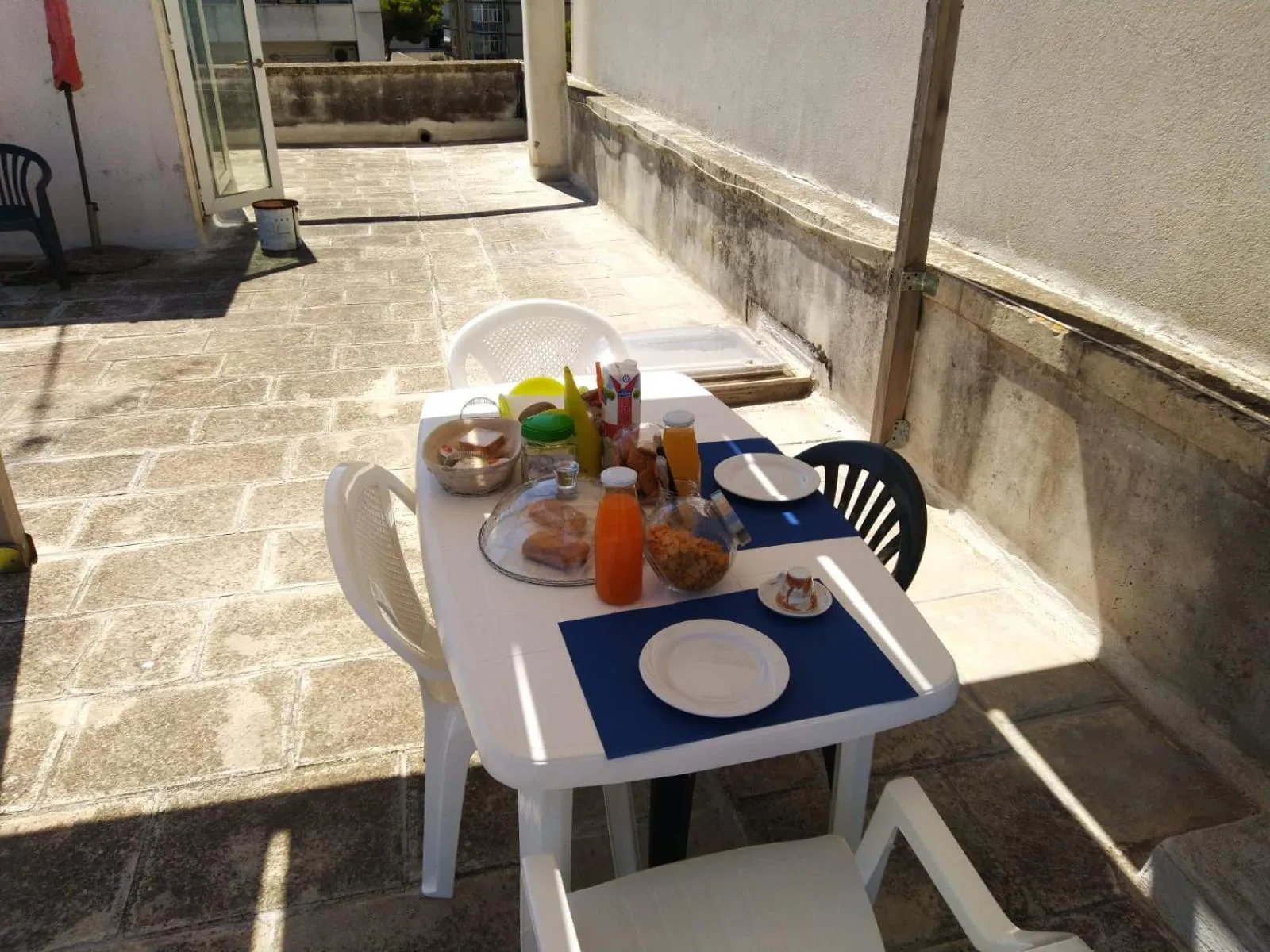 Balcony/Terrace in B&B Cuore del Palio