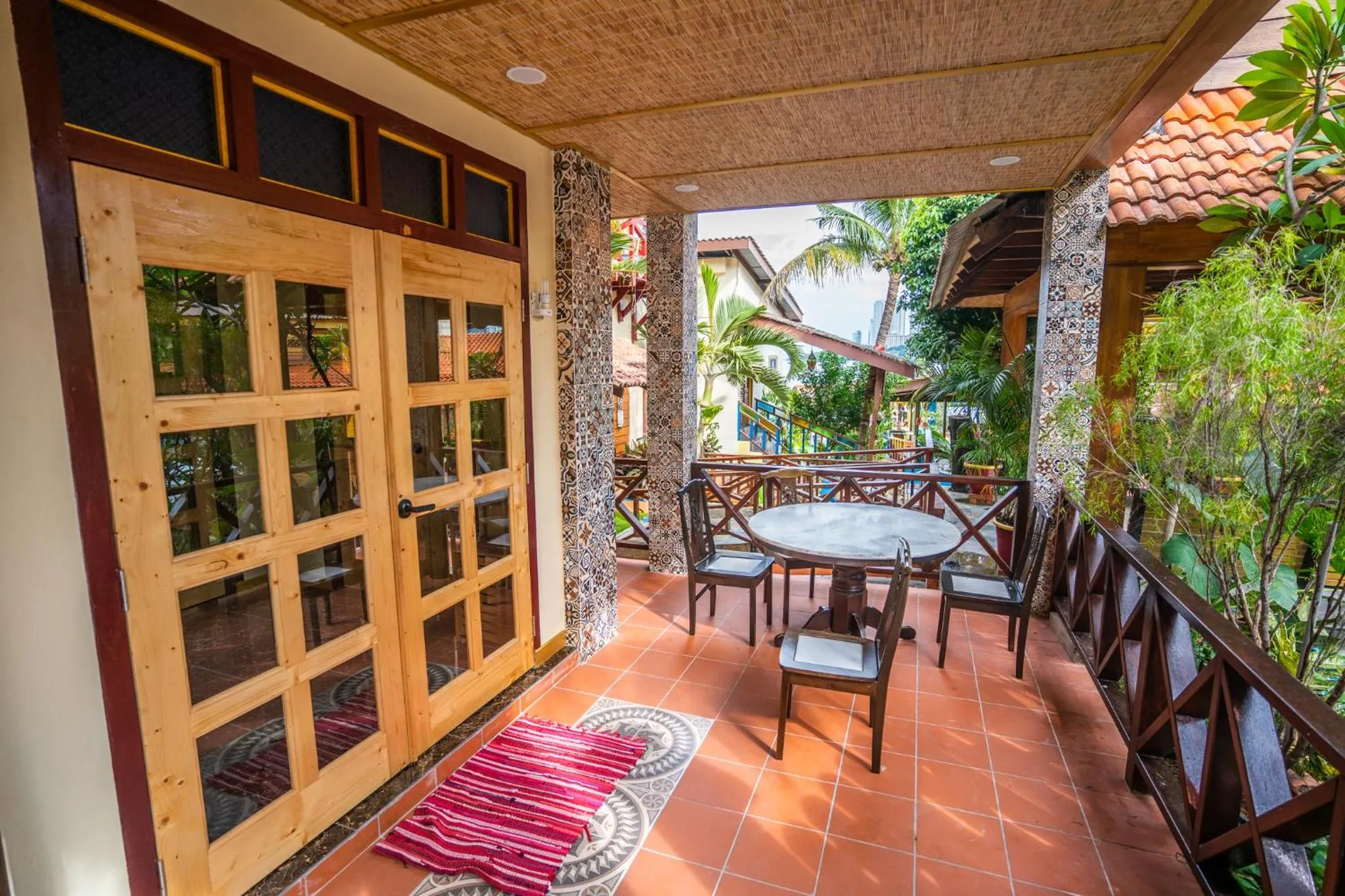 Patio in Lost Paradise Resort