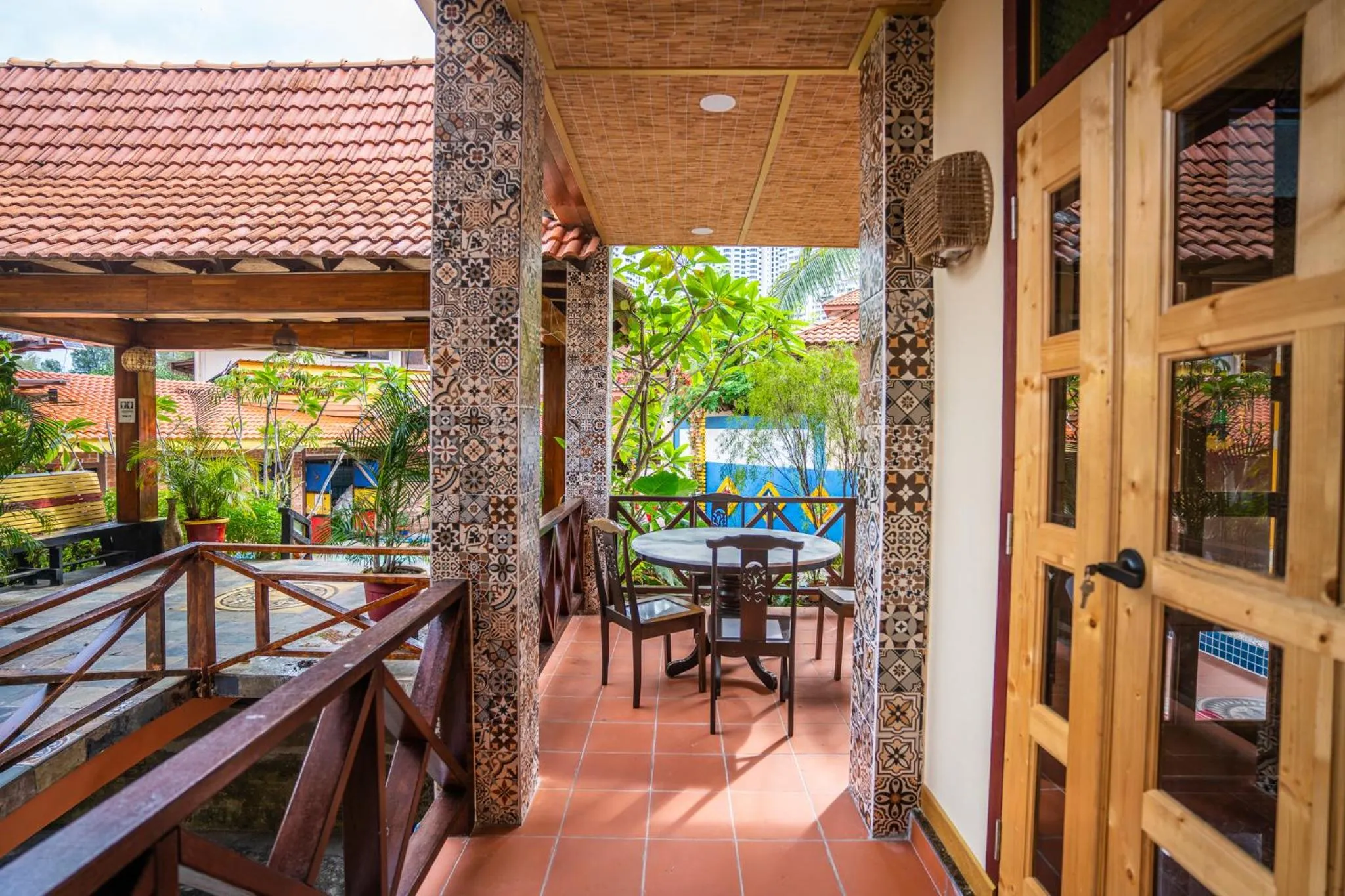 Patio in Lost Paradise Resort