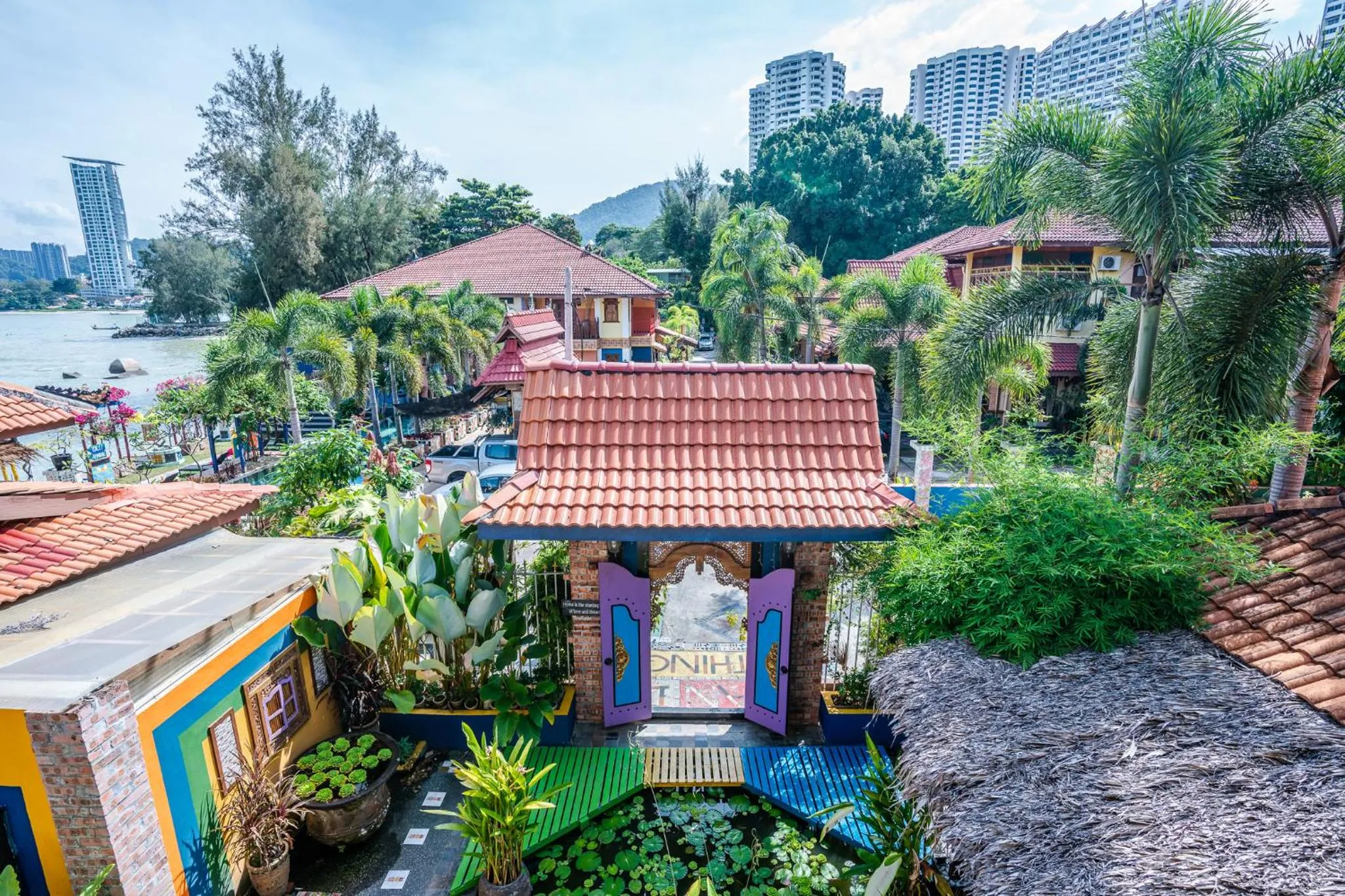 Garden view in Lost Paradise Resort
