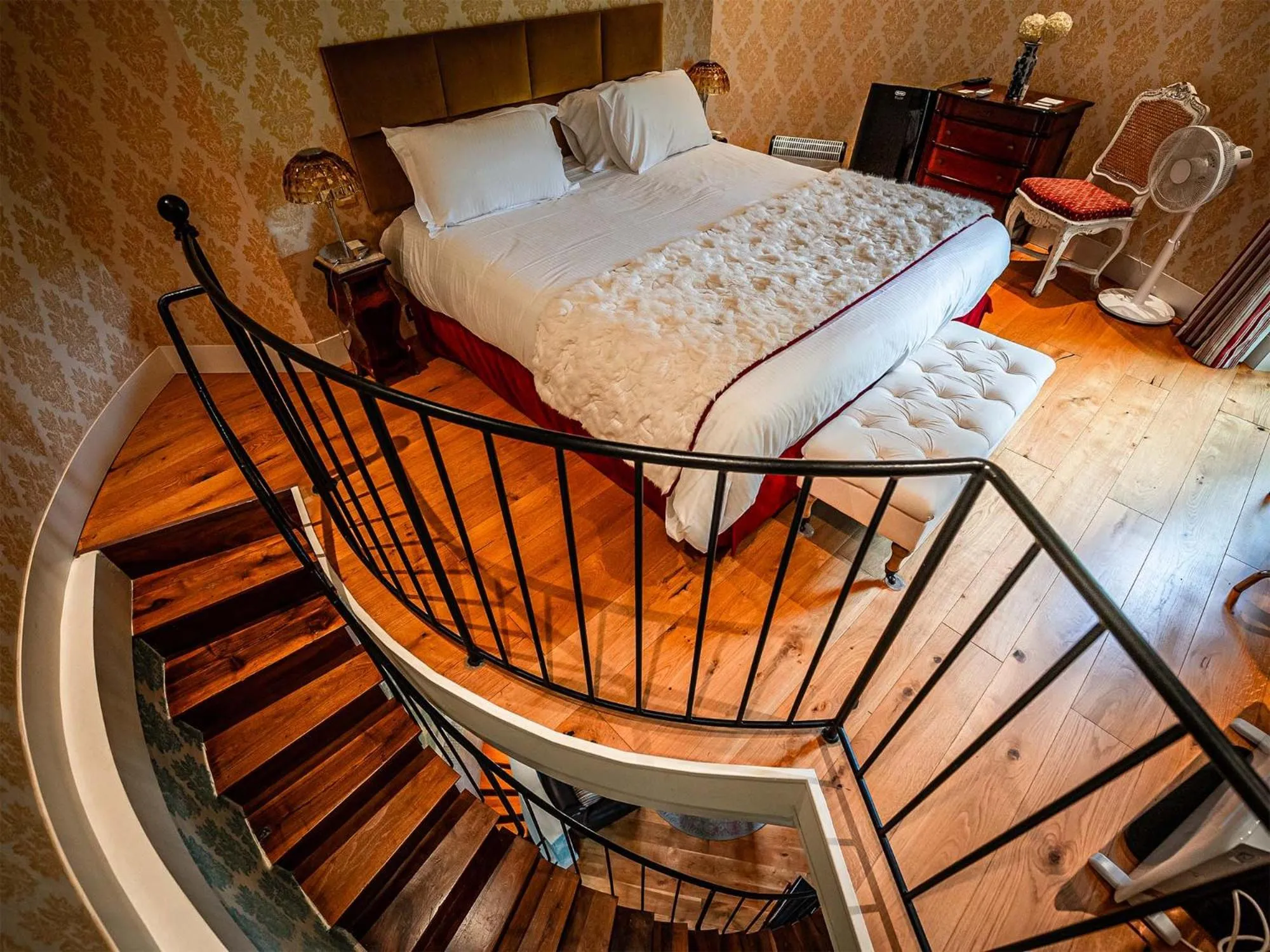 Bed in Château de Candie