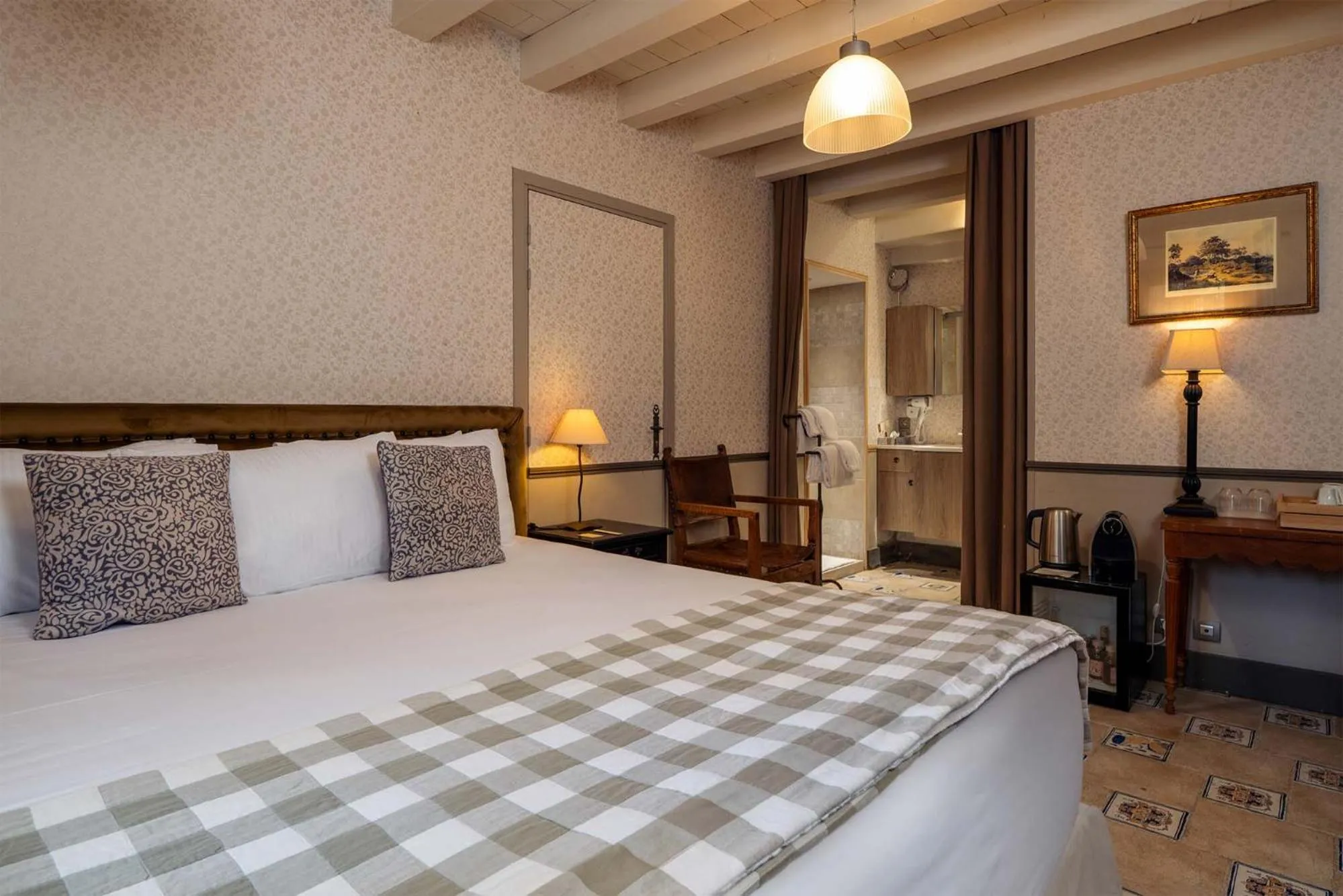 Bed in Château de Candie