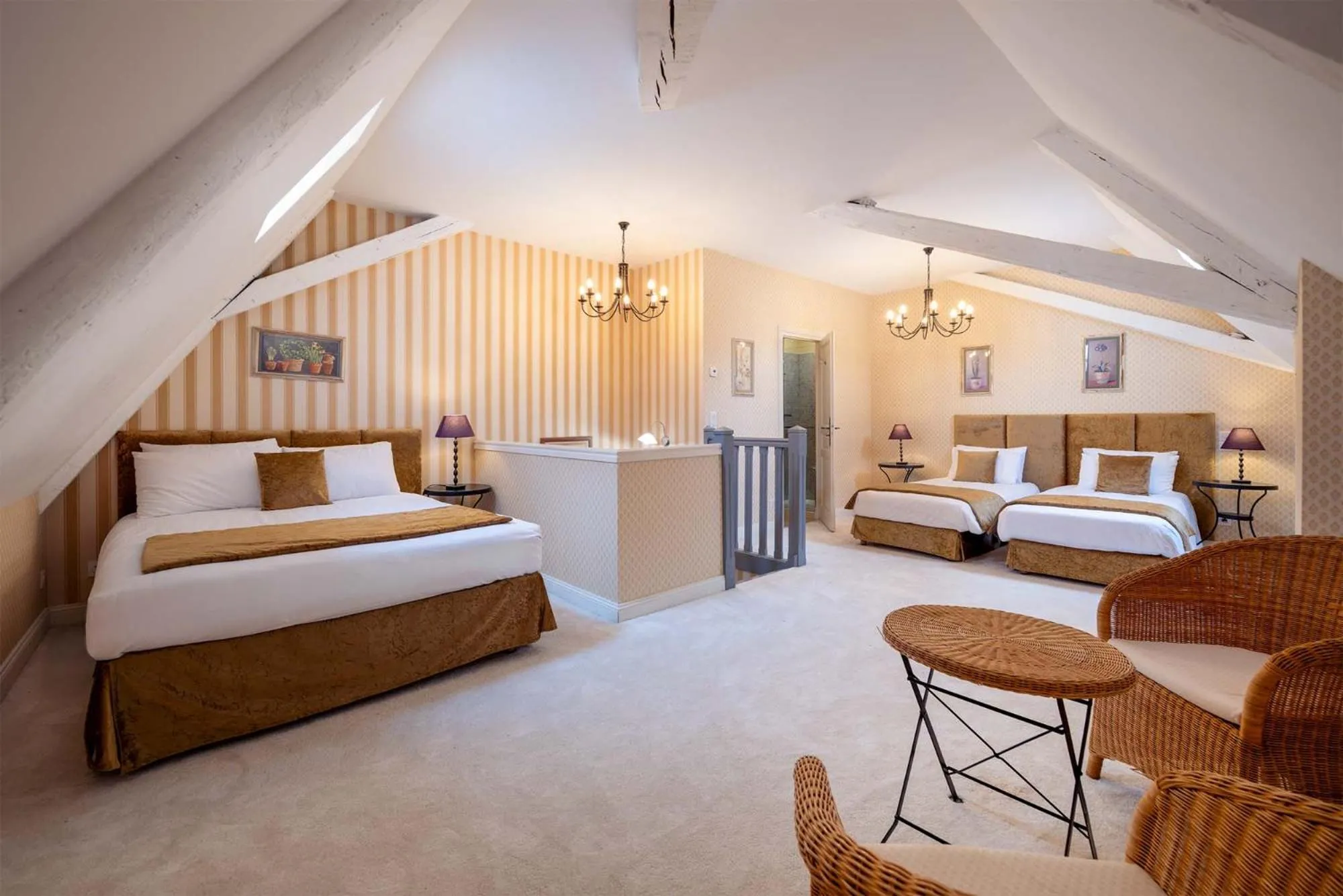 Bed in Château de Candie