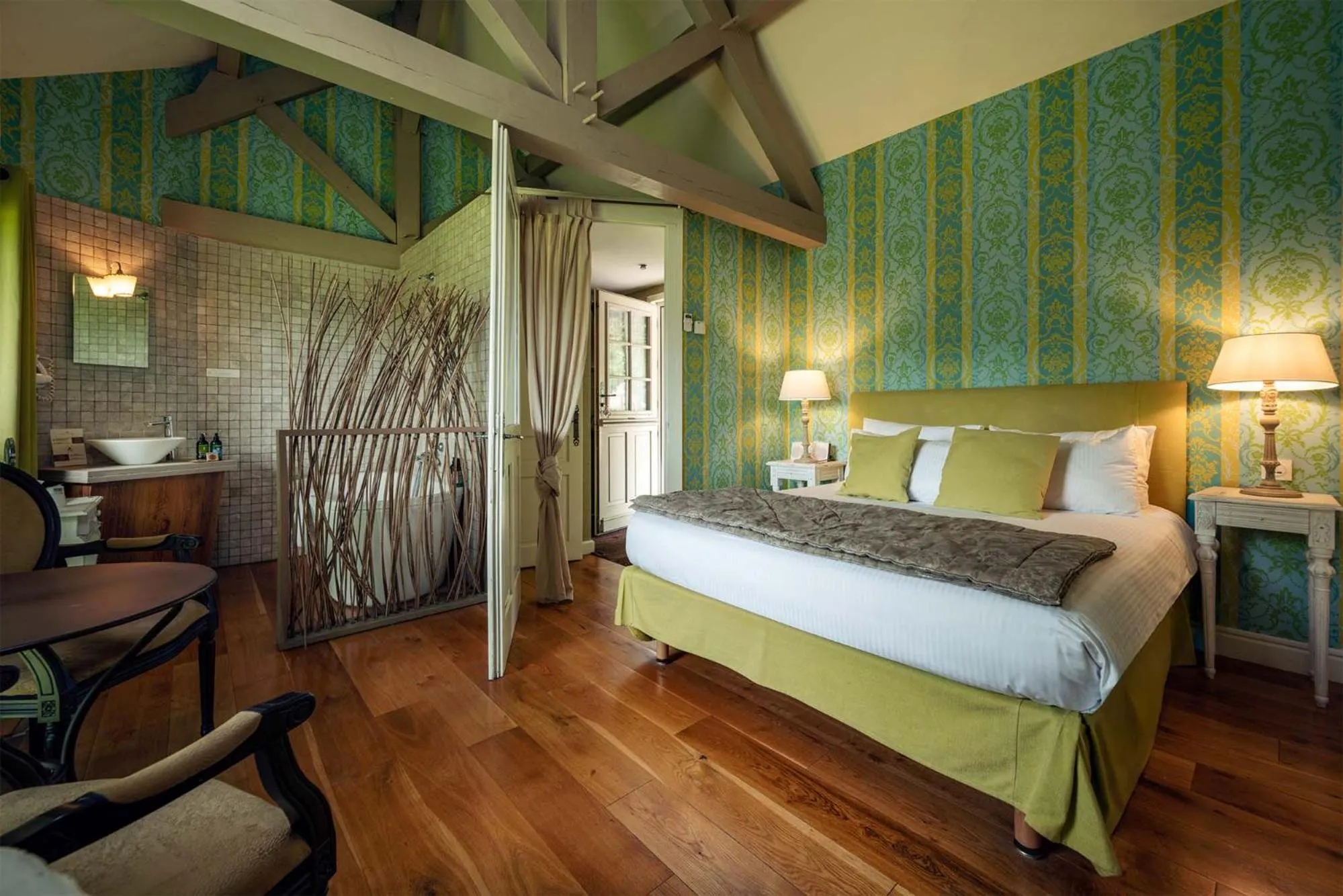 Bed in Château de Candie